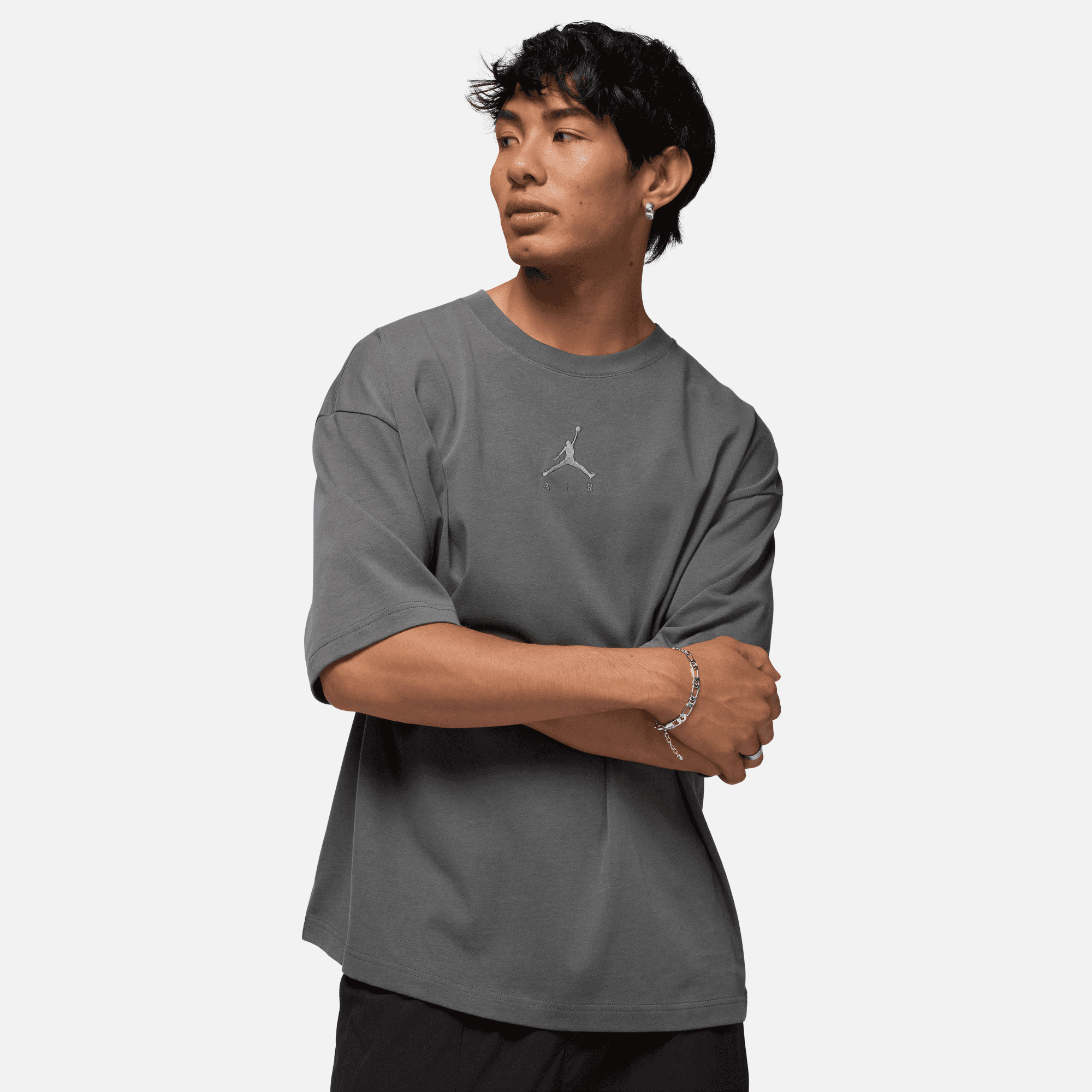 Air Jordan Flight Essentials Grey Oversized T-Shirt