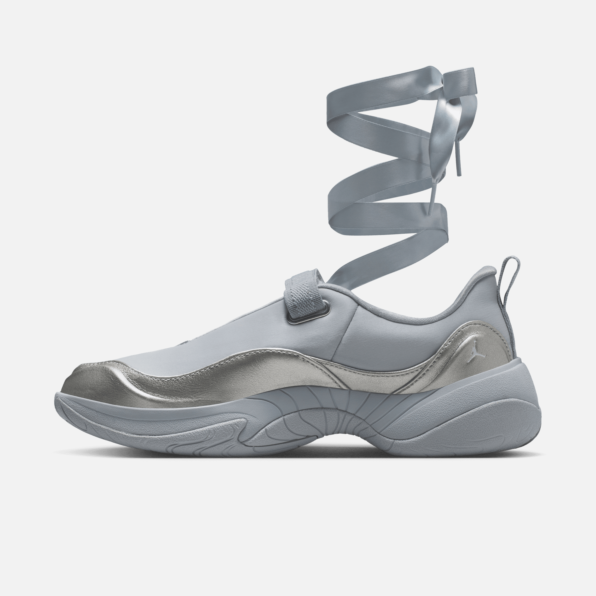Air Jordan Women's Pointe Metallic Silver Photon Dust Grey