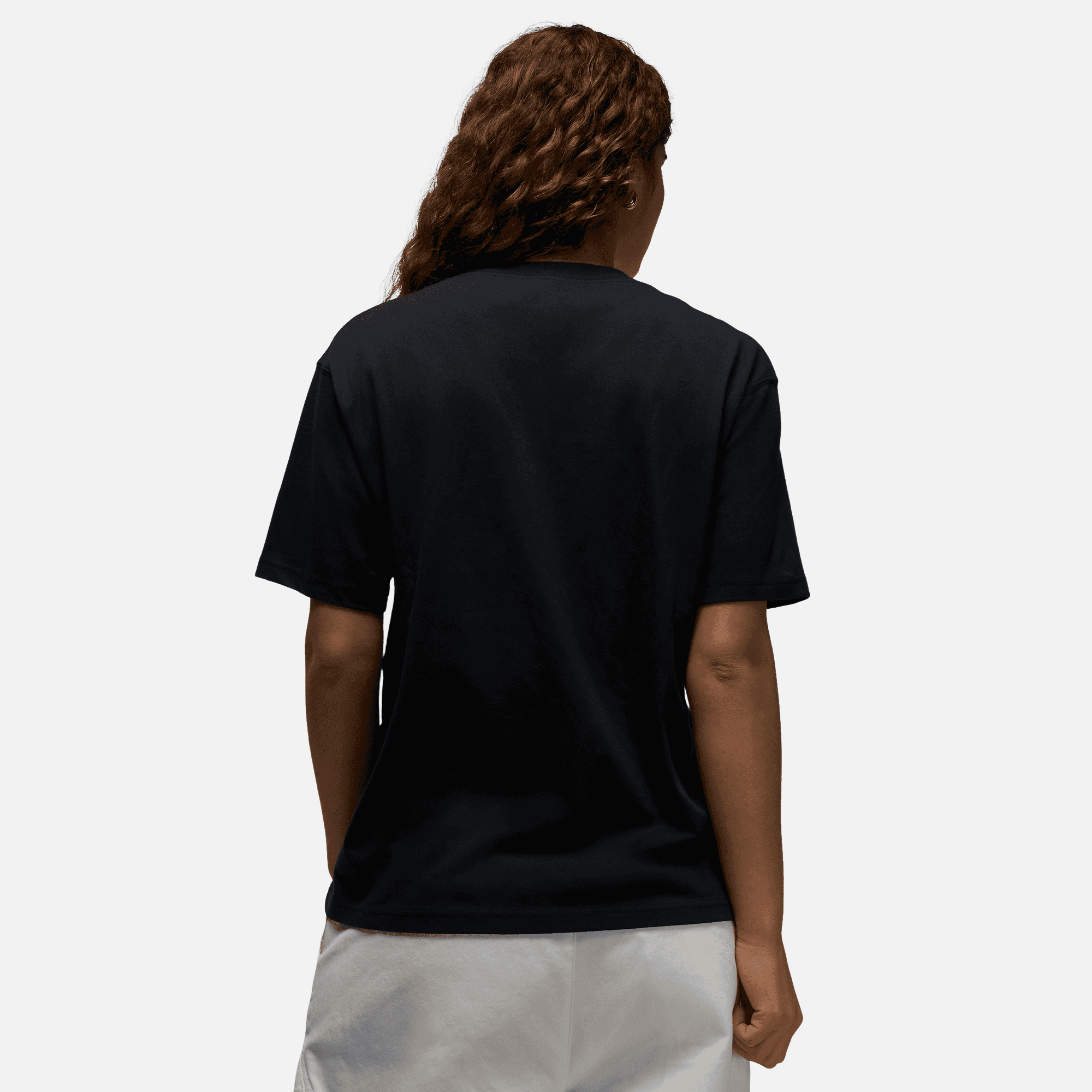 Air Jordan Women's Flight Black Red Graphic T-Shirt