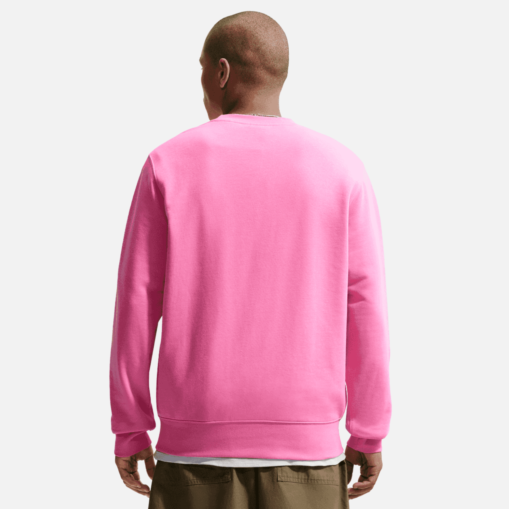 Nike Sportswear Club French Terry Pink Sweatshirt