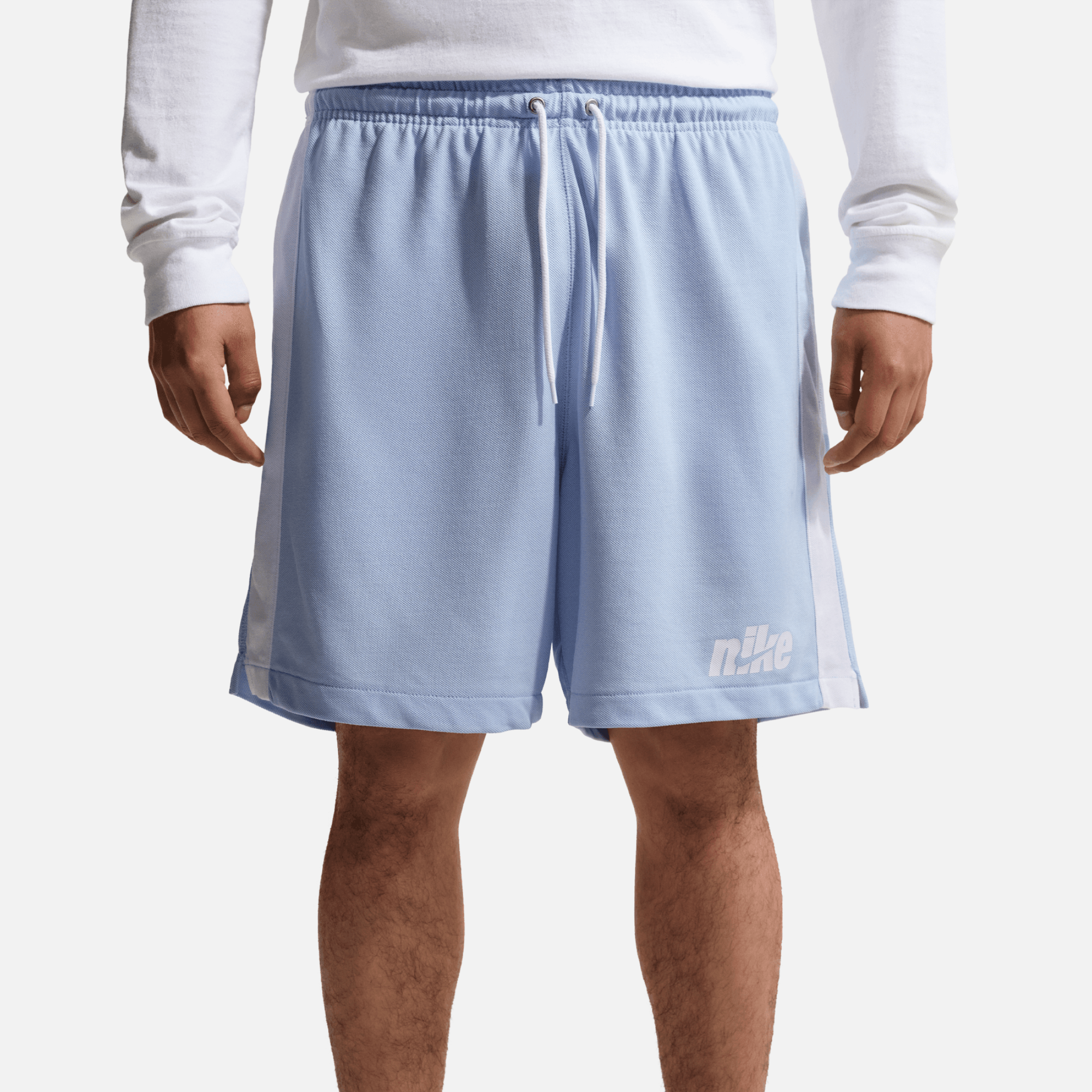 Nike Sportswear Club Blue Knit Flow Shorts