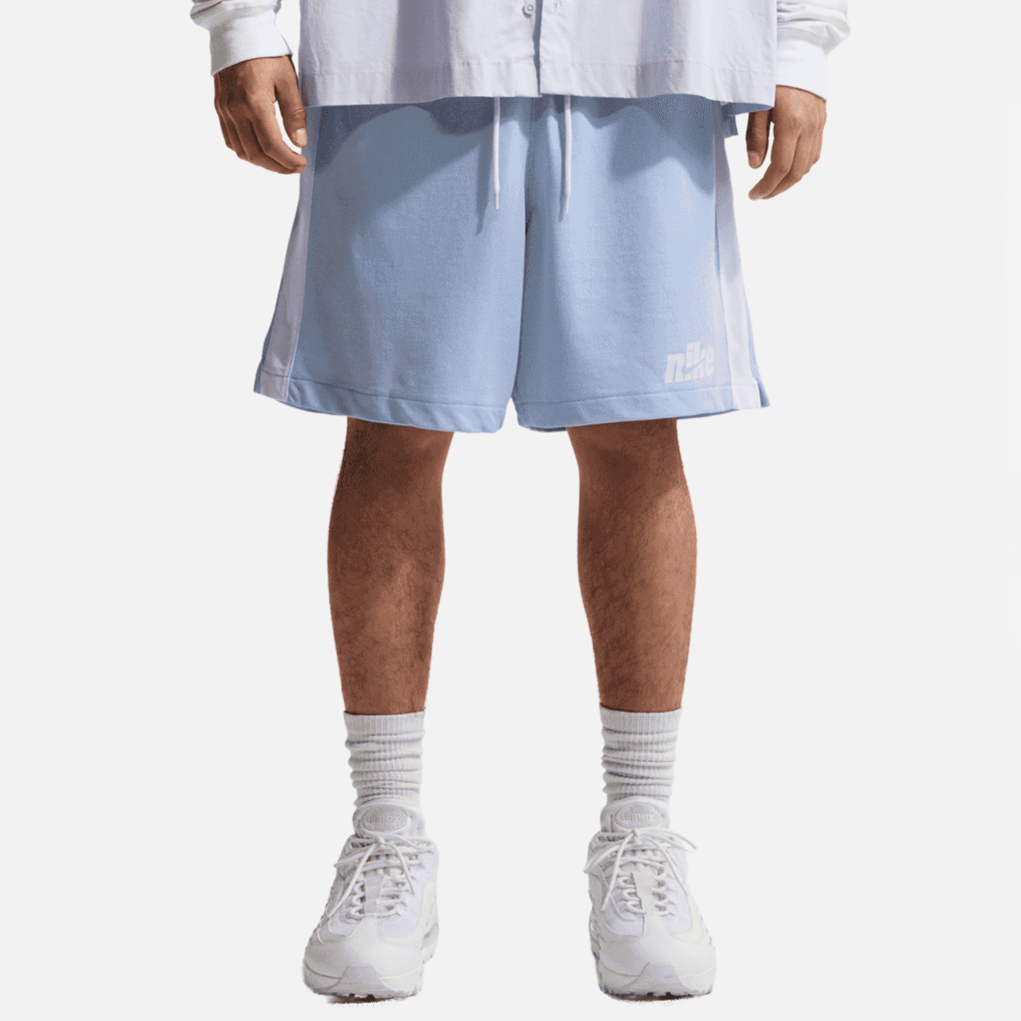 Nike Sportswear Club Blue Knit Flow Shorts
