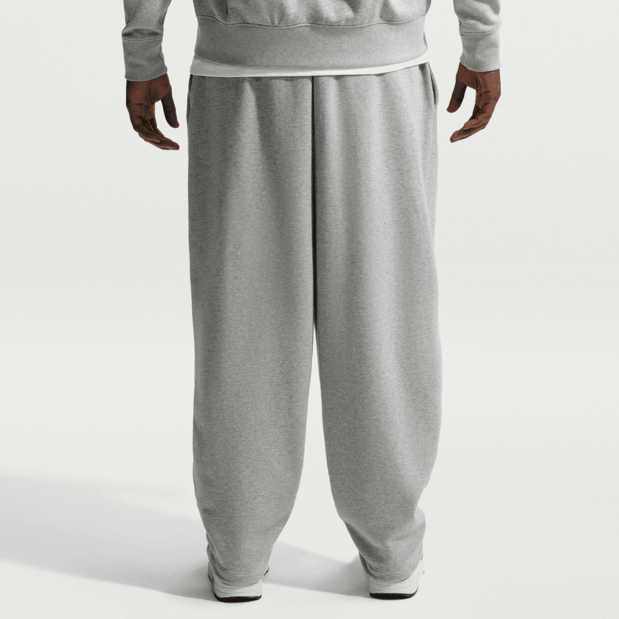 Nike Sportswear Club Dark Grey Heather Oversized French Terry Pants