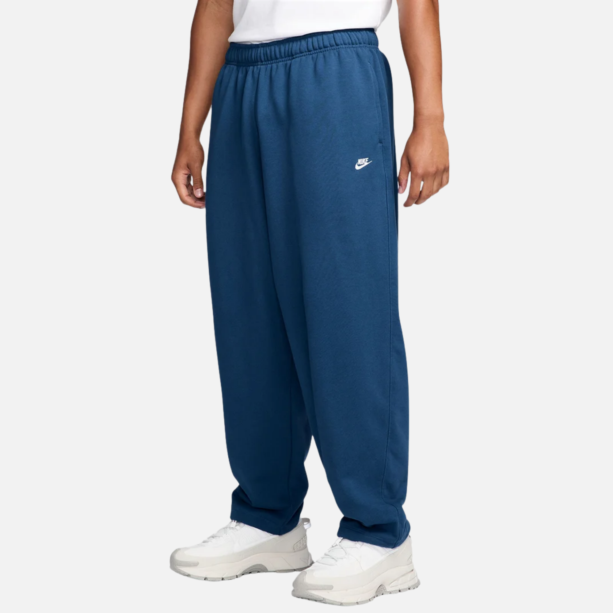 Nike Sportswear Club Court Blue Oversized French Terry Pants
