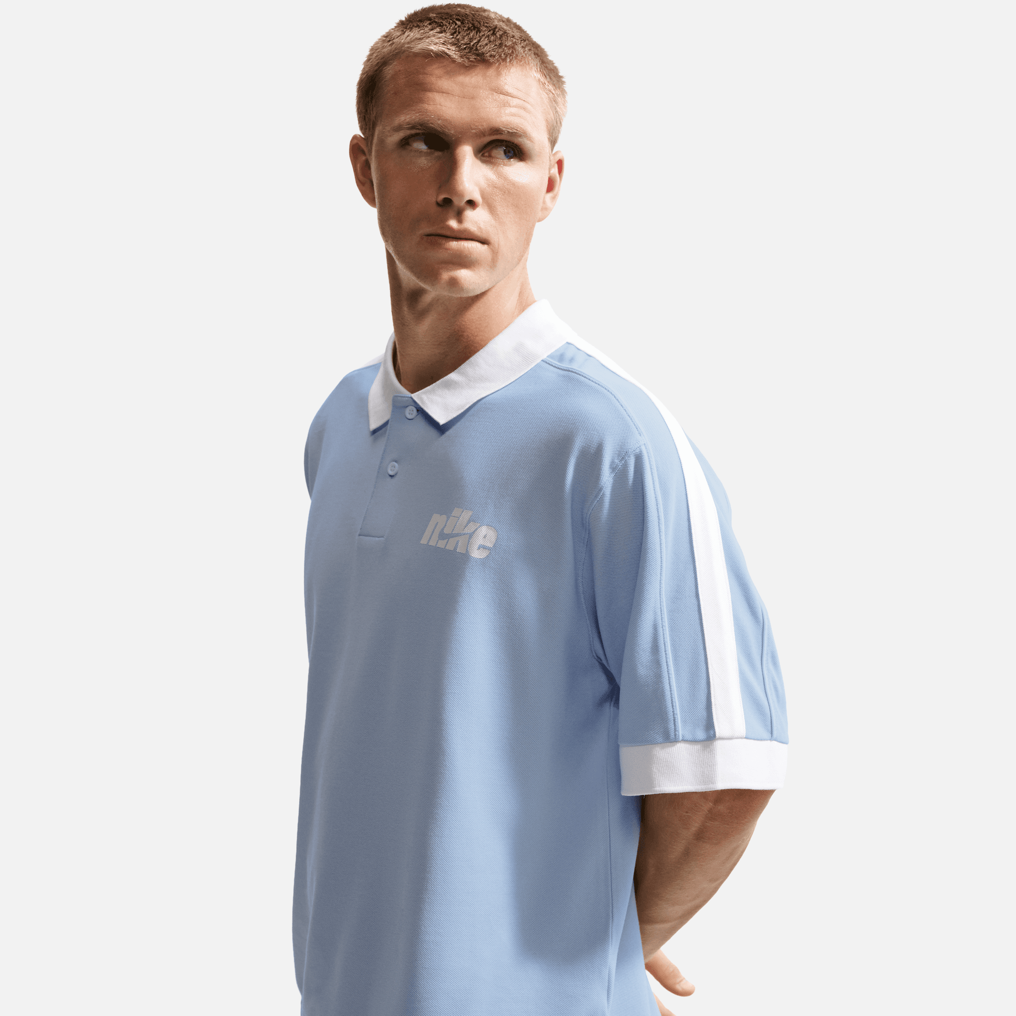 Nike Sportswear Club Oversized Blue Polo