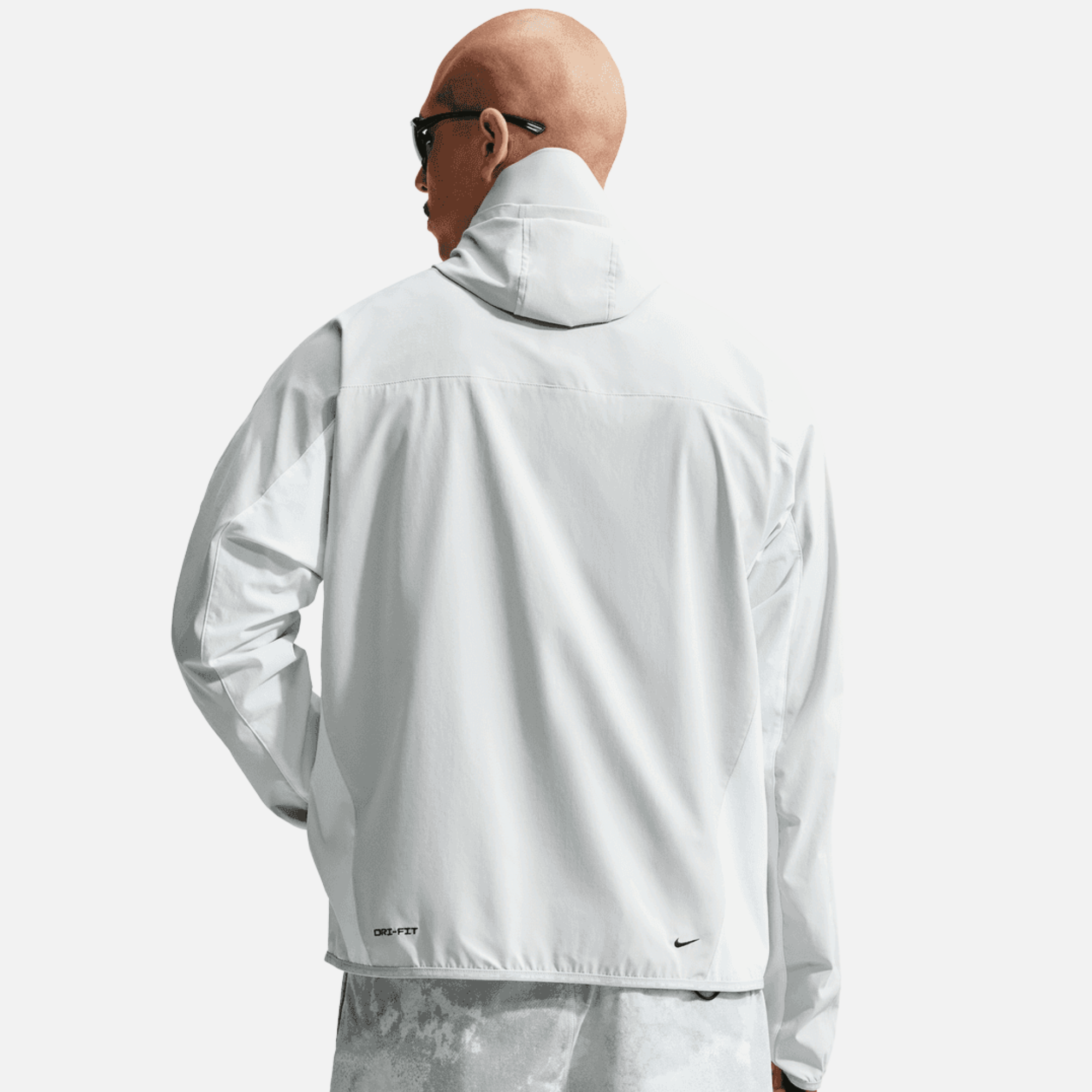 Nike Tech Helios Grey Fog Long-Sleeve Shell Jacket