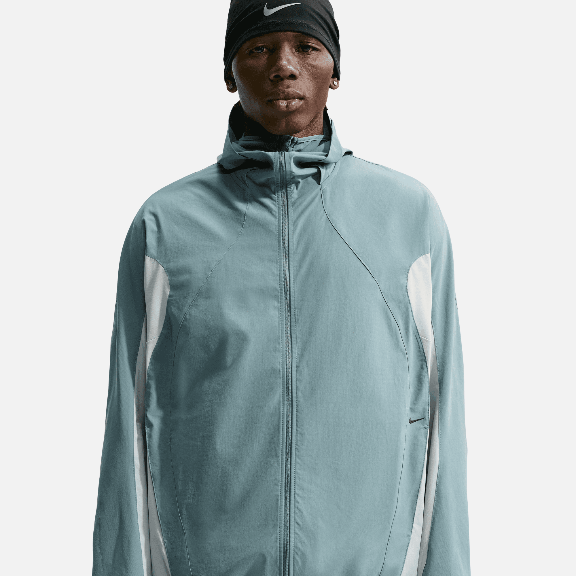 Nike Tech Helios Mineral Slate Long-Sleeve Shell Jacket