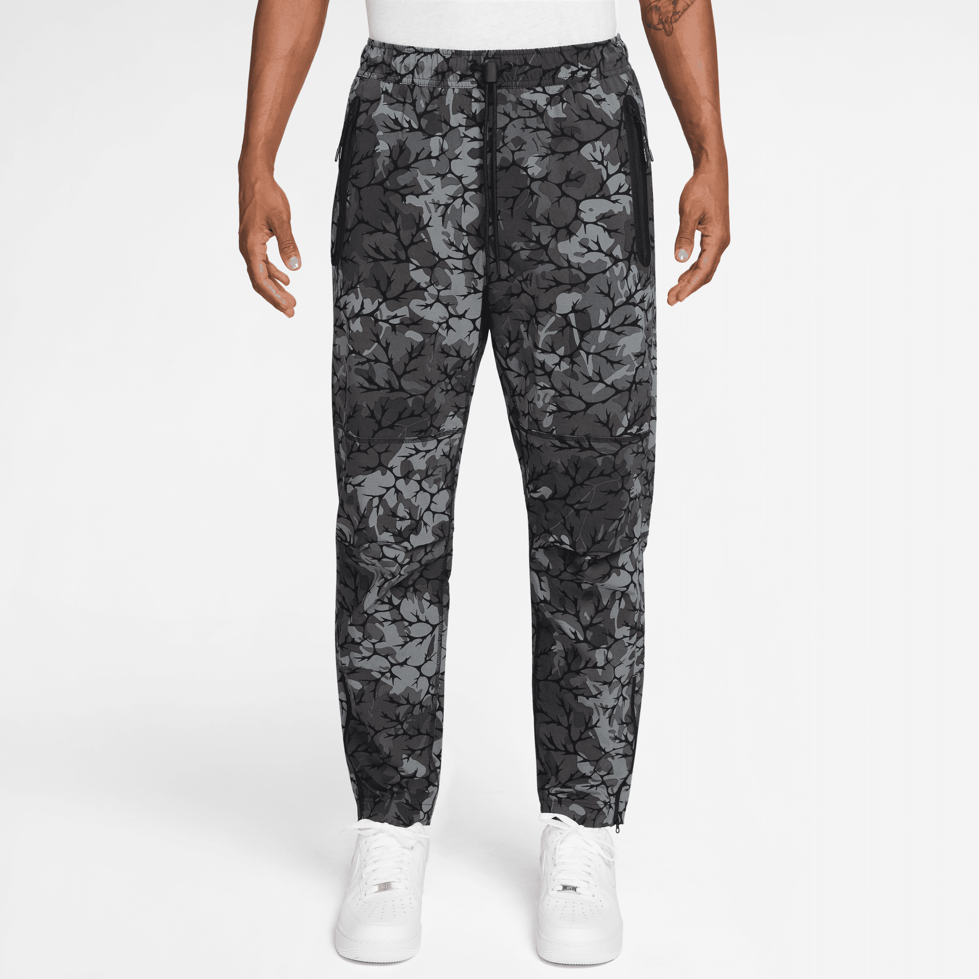Nike Tech Dri-FIT Black Woven Open-Hem Pants