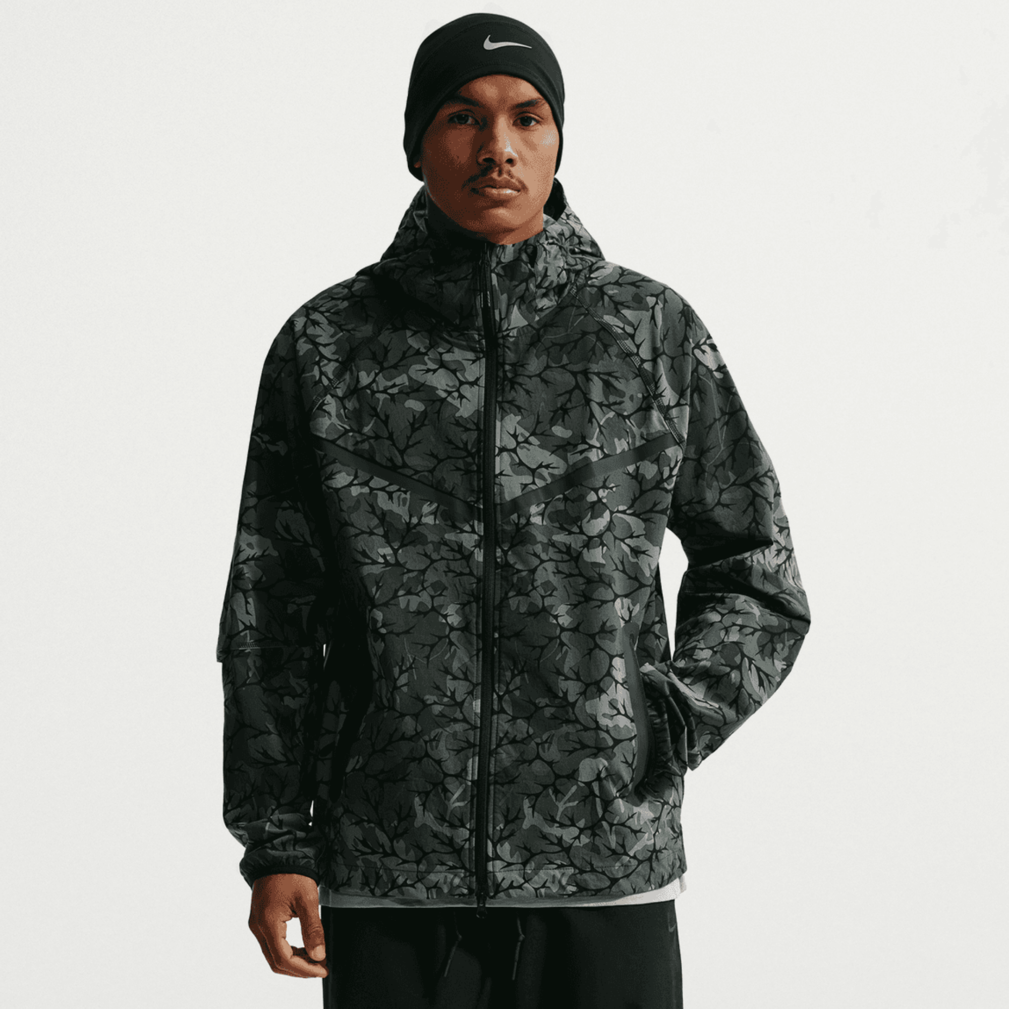 Nike Tech Woven Full-Zip Windrunner Jacket – Puffer Reds