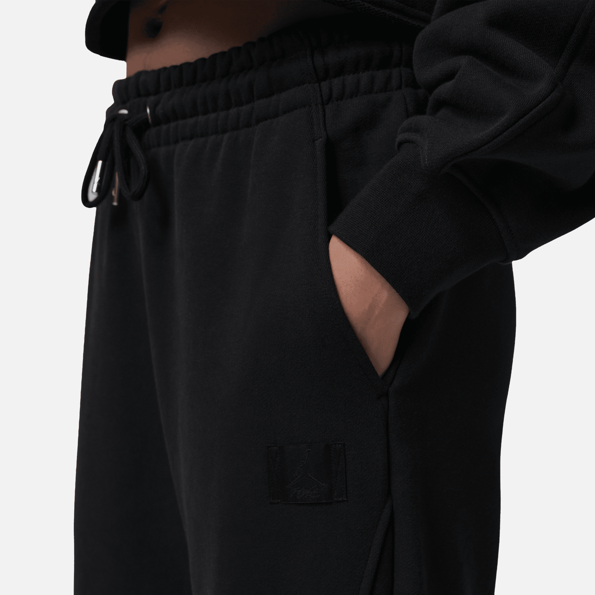 Air Jordan Women's Flight Fleece Black Flared Pants