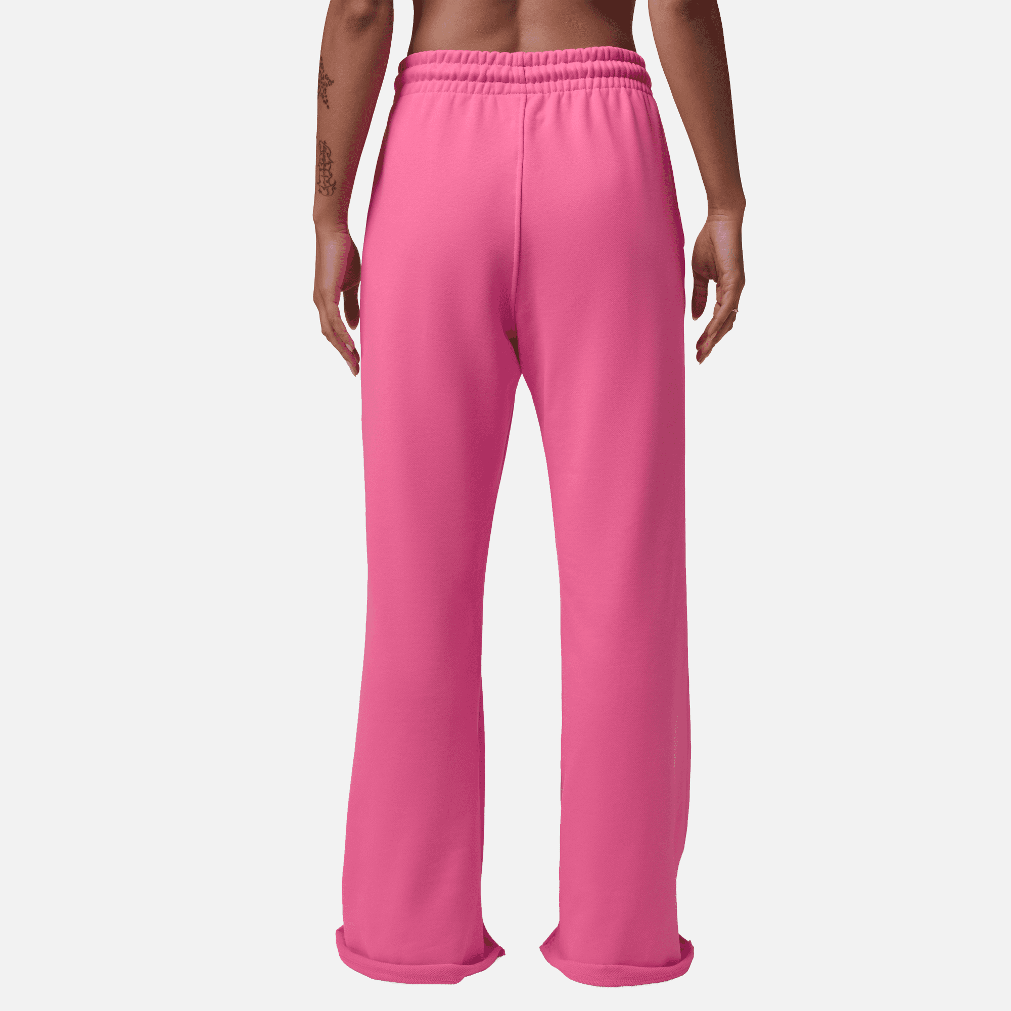 Air Jordan Women's Flight Fleece Pink Flared Pants