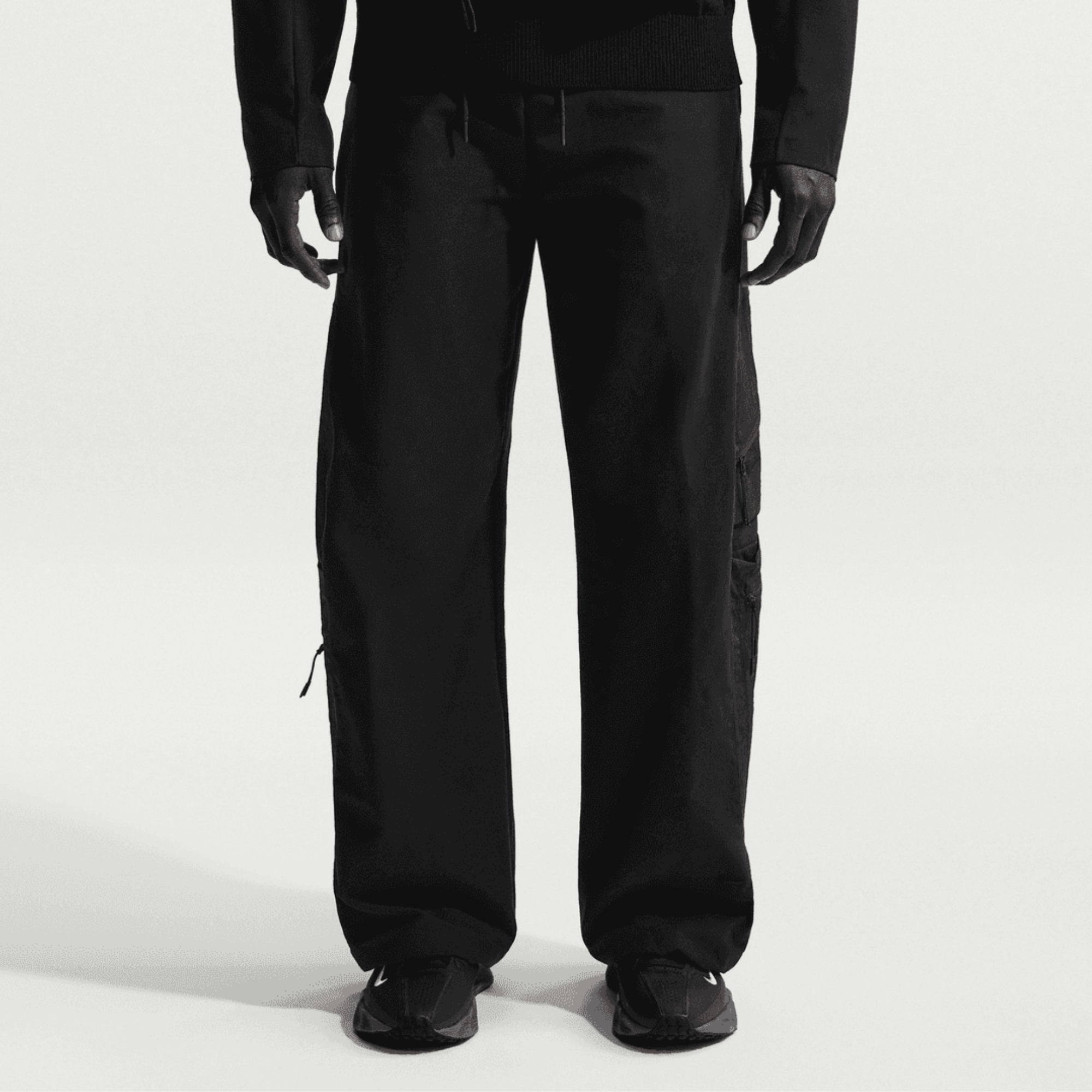 Nike Tech Dri-FIT Shori Knit Black Utility Pants – Puffer Reds