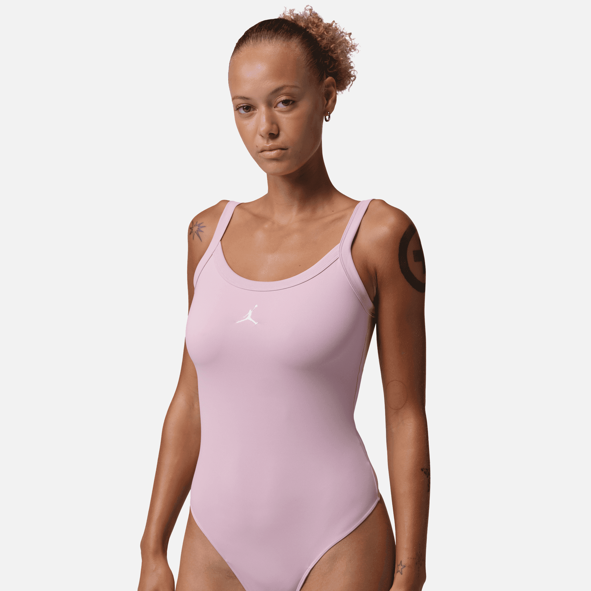 Air Jordan Women's Brooklyn Pink Tank Bodysuit