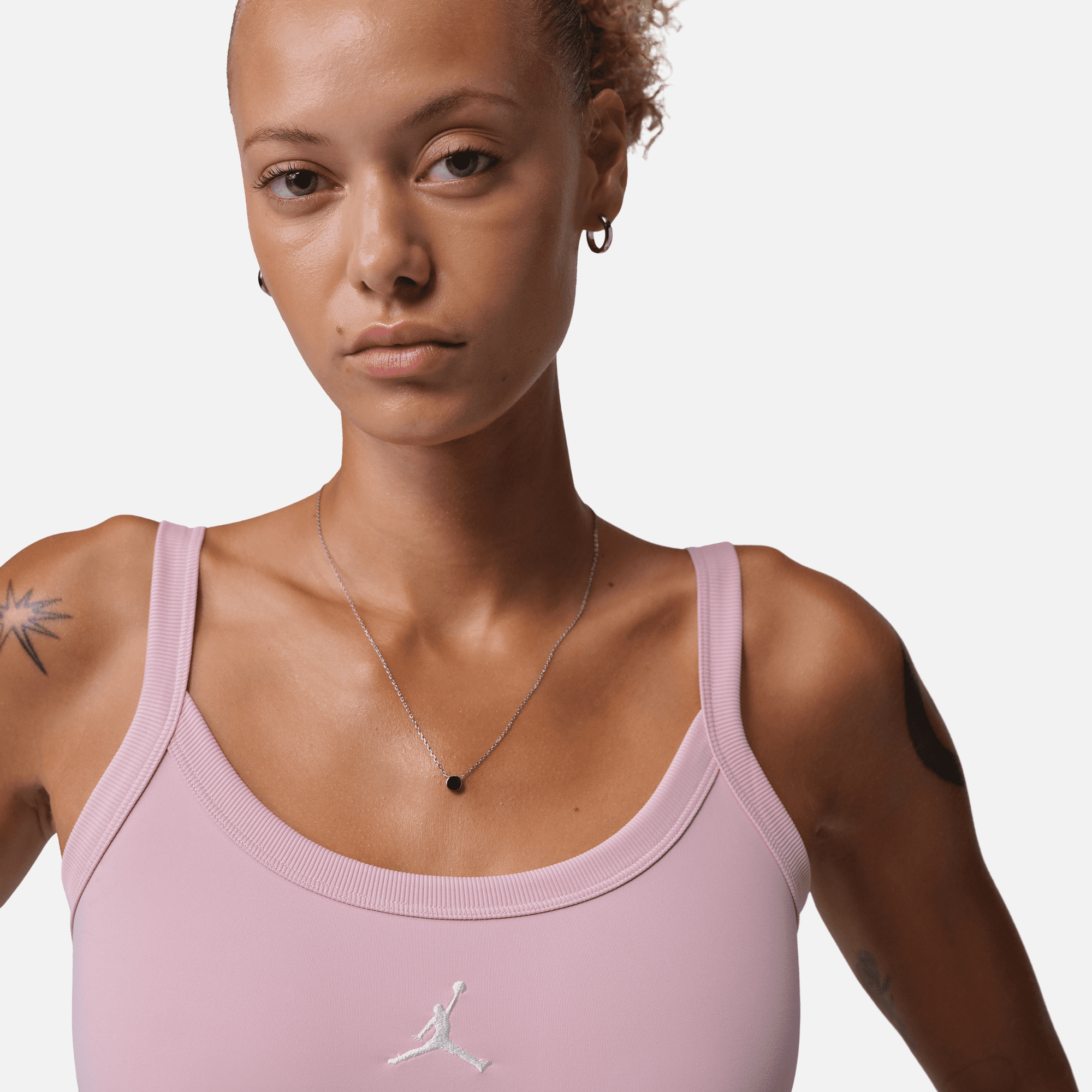 Air Jordan Women's Brooklyn Pink Tank Bodysuit