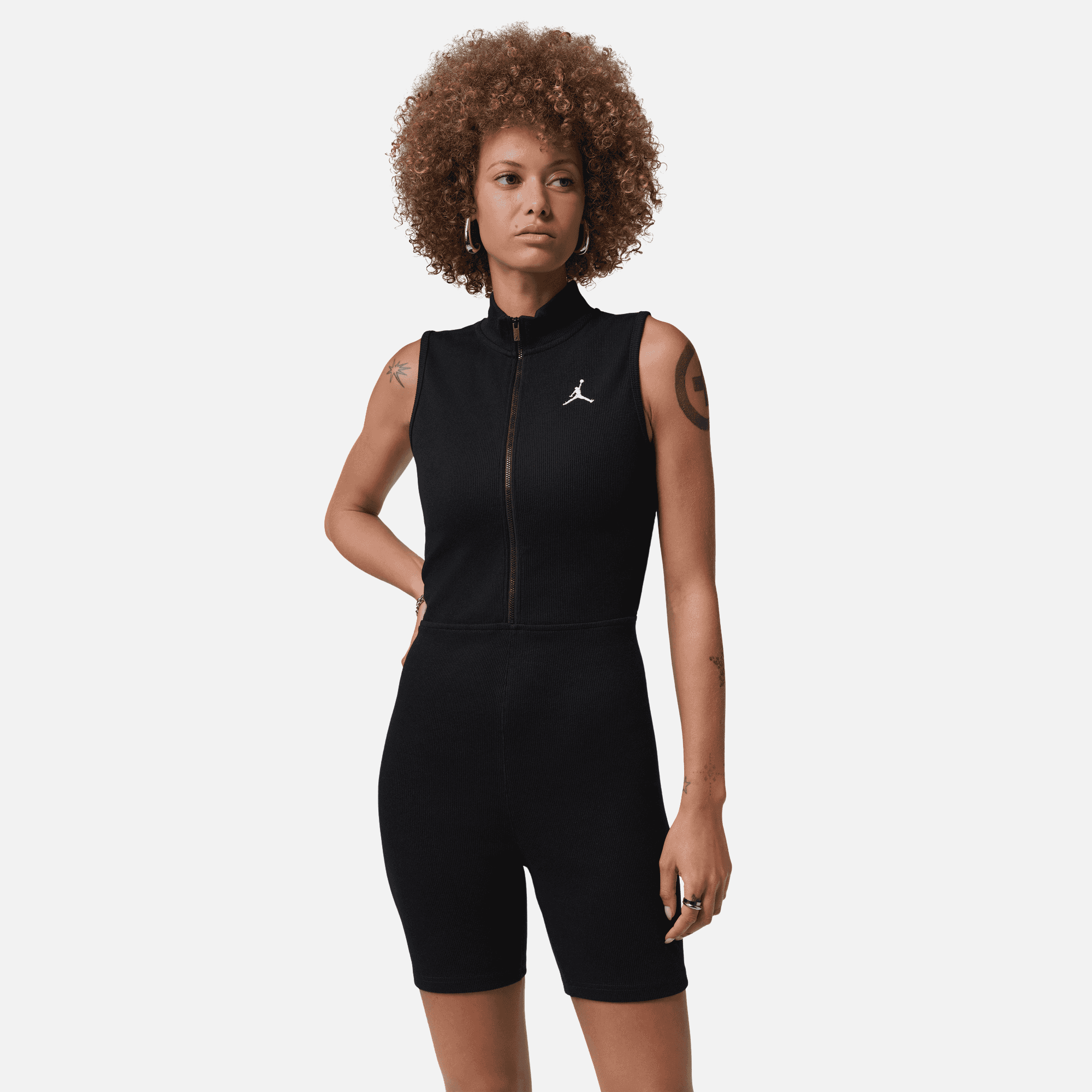 Air Jordan Women's Brooklyn Romper Black Bodysuit