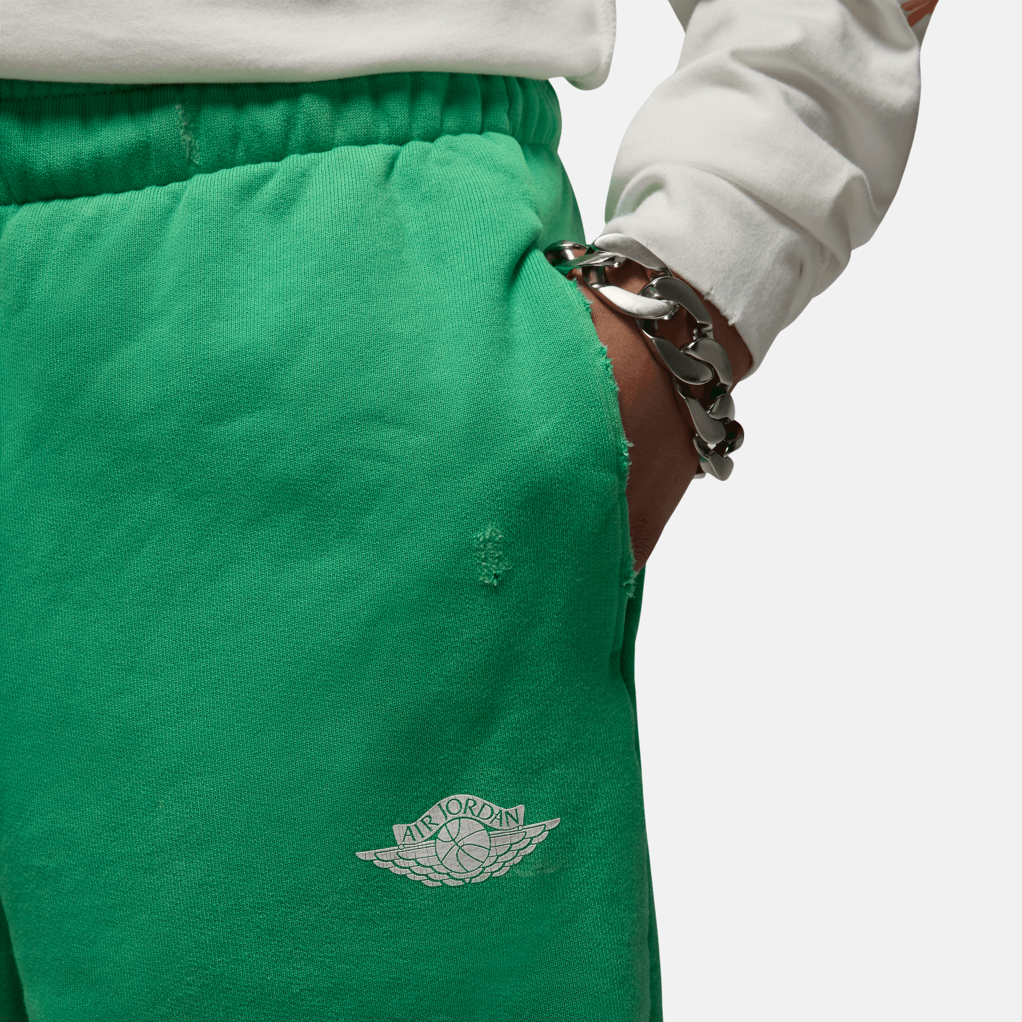 Air Jordan Rare Air Green French Terry Shorts