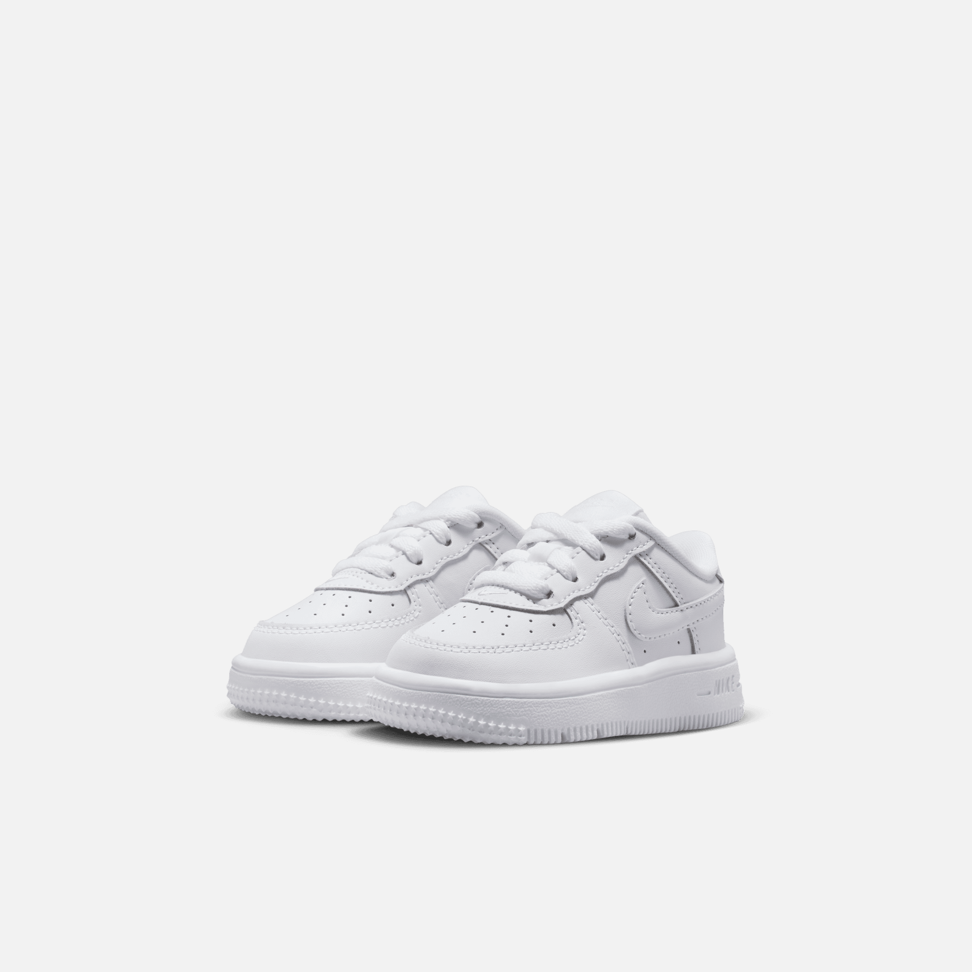 Nike Kids' Force 1 Low Lace Triple White (TD)