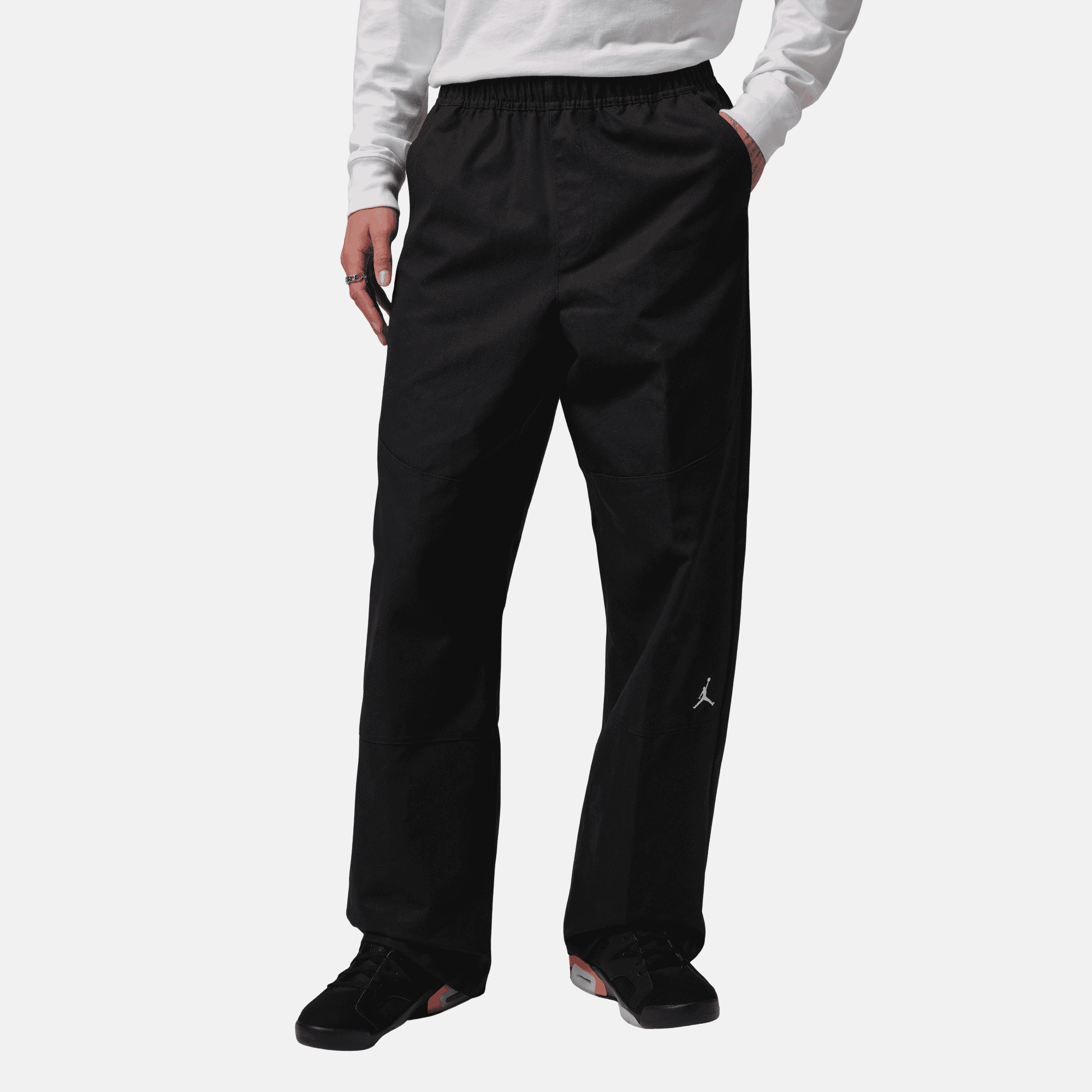 Air Jordan Brooklyn Black Woven Pants – Puffer Reds