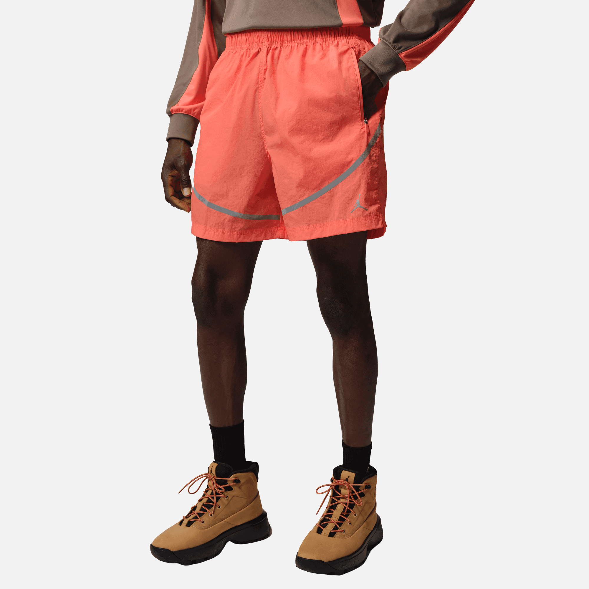 Air Jordan Brooklyn Hike Mike Orange Shorts