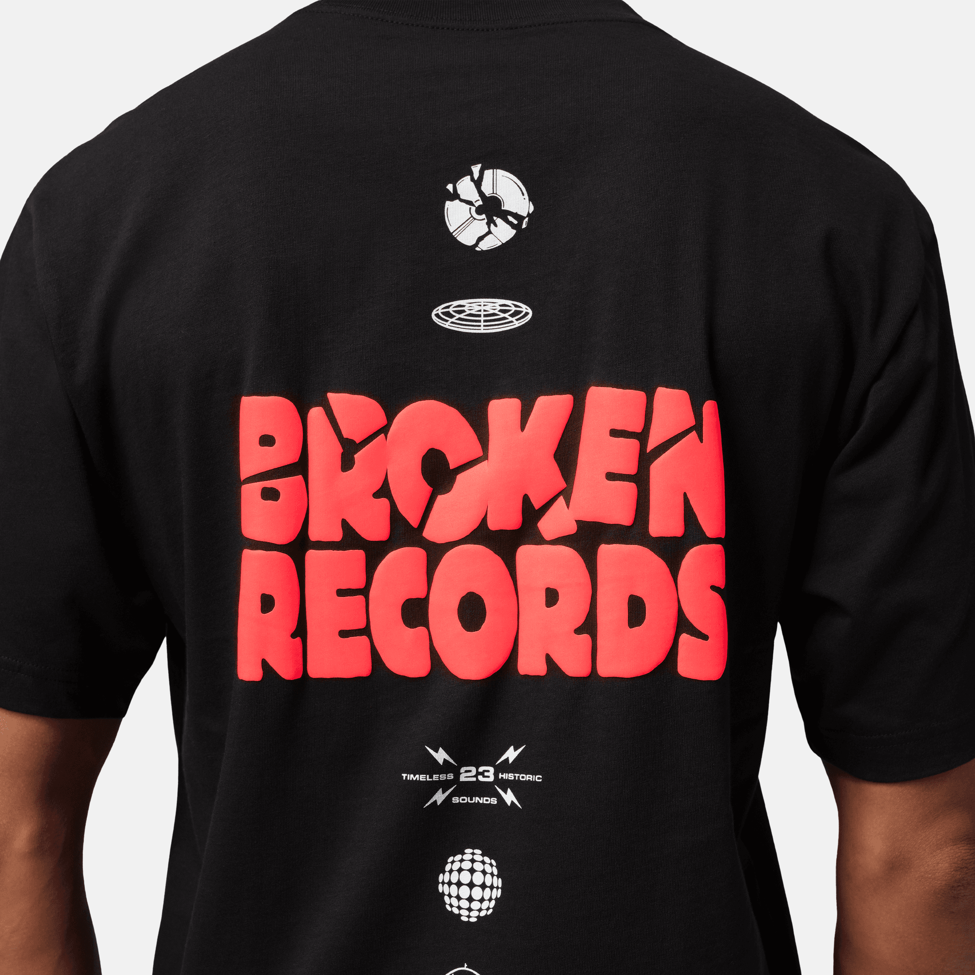 Air Jordan Black Broken Records Graphic T-Shirt