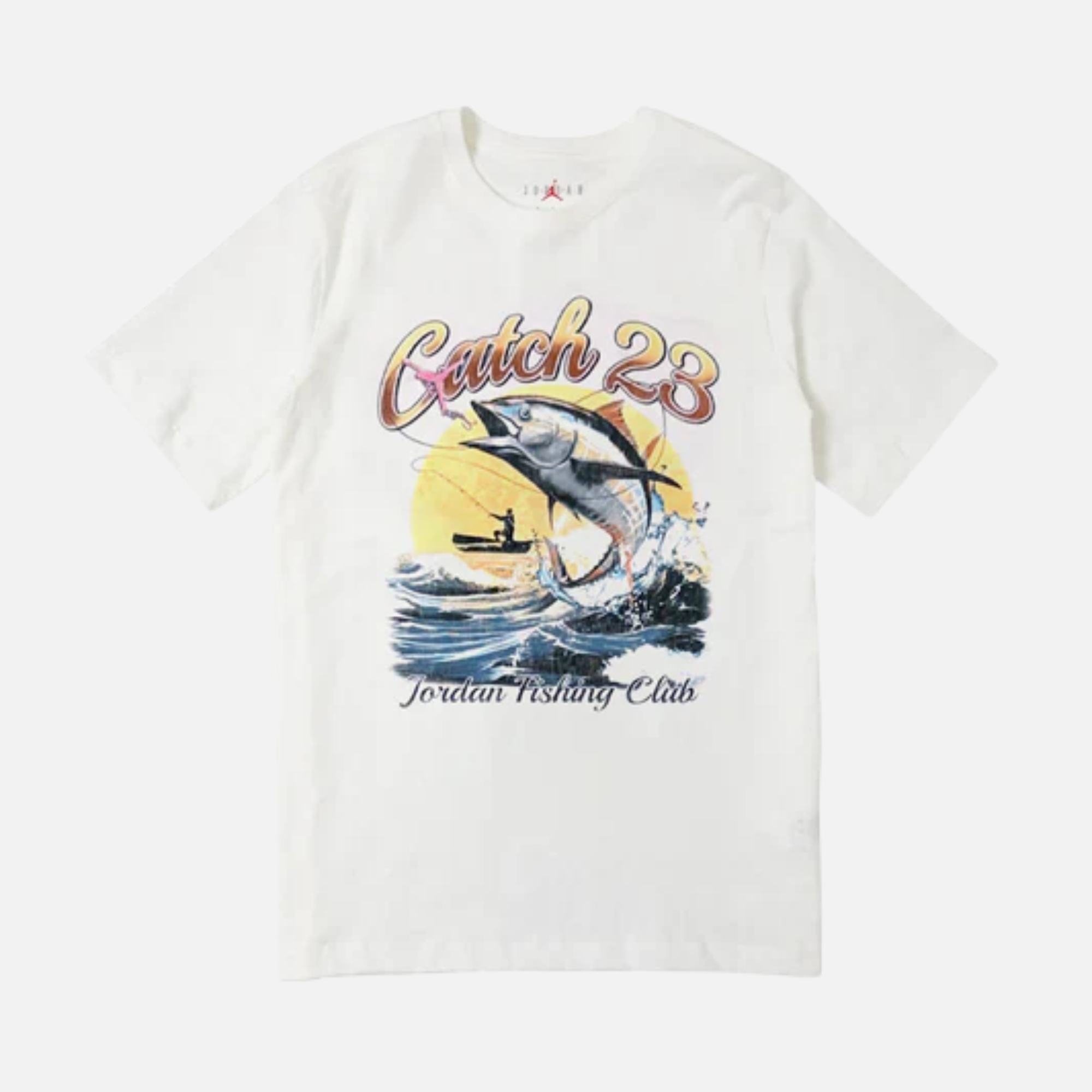Air Jordan White Fishing Club T-Shirt
