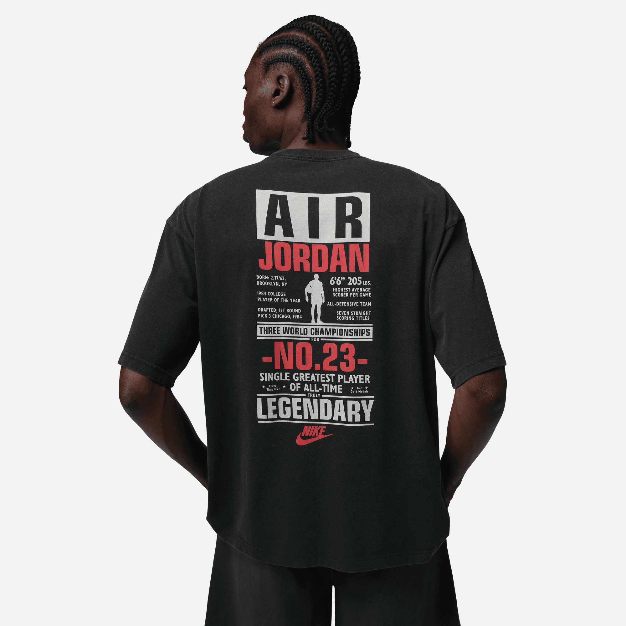 Air Jordan Flight Legend Black Red T-Shirt