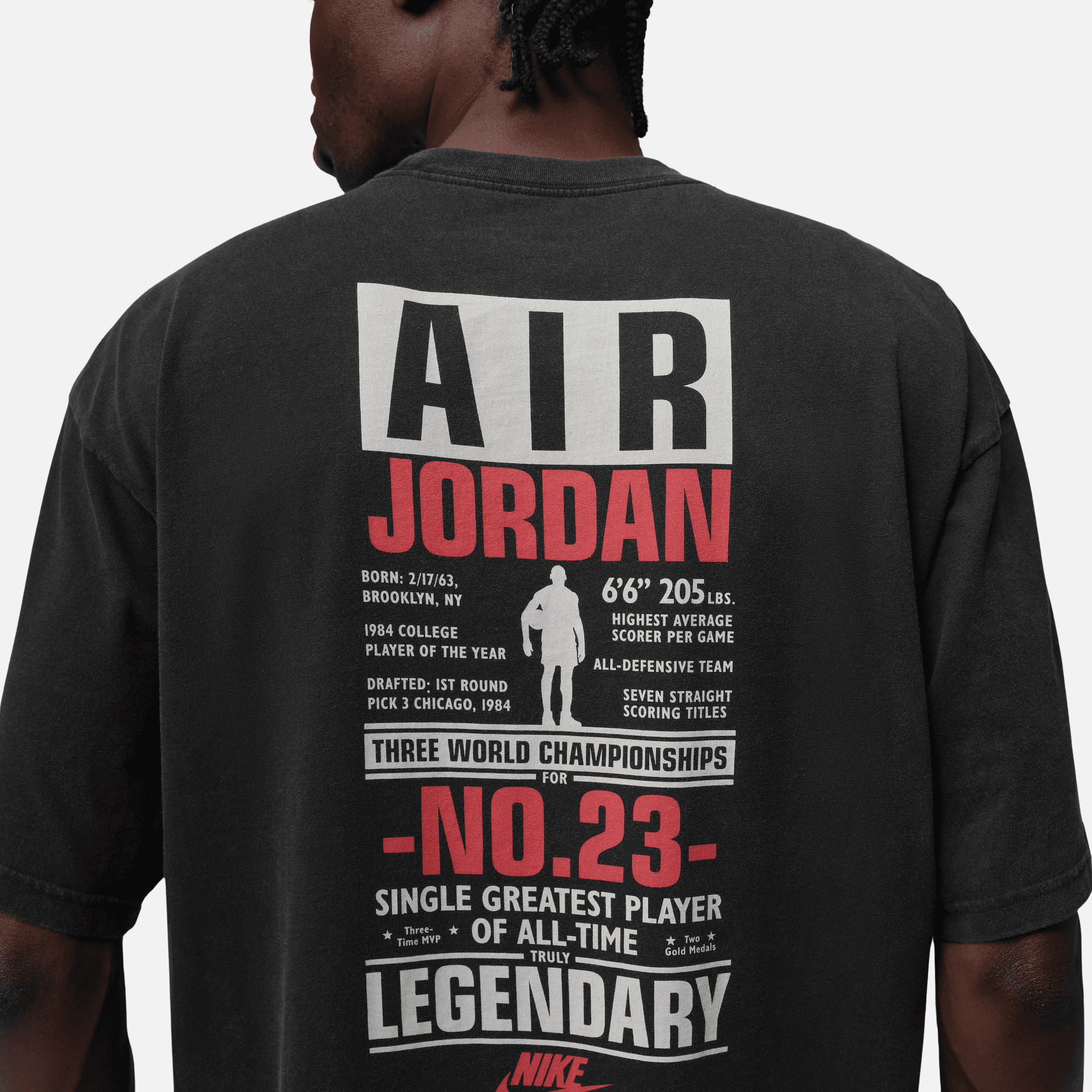 Air Jordan Flight Legend Black Red T-Shirt