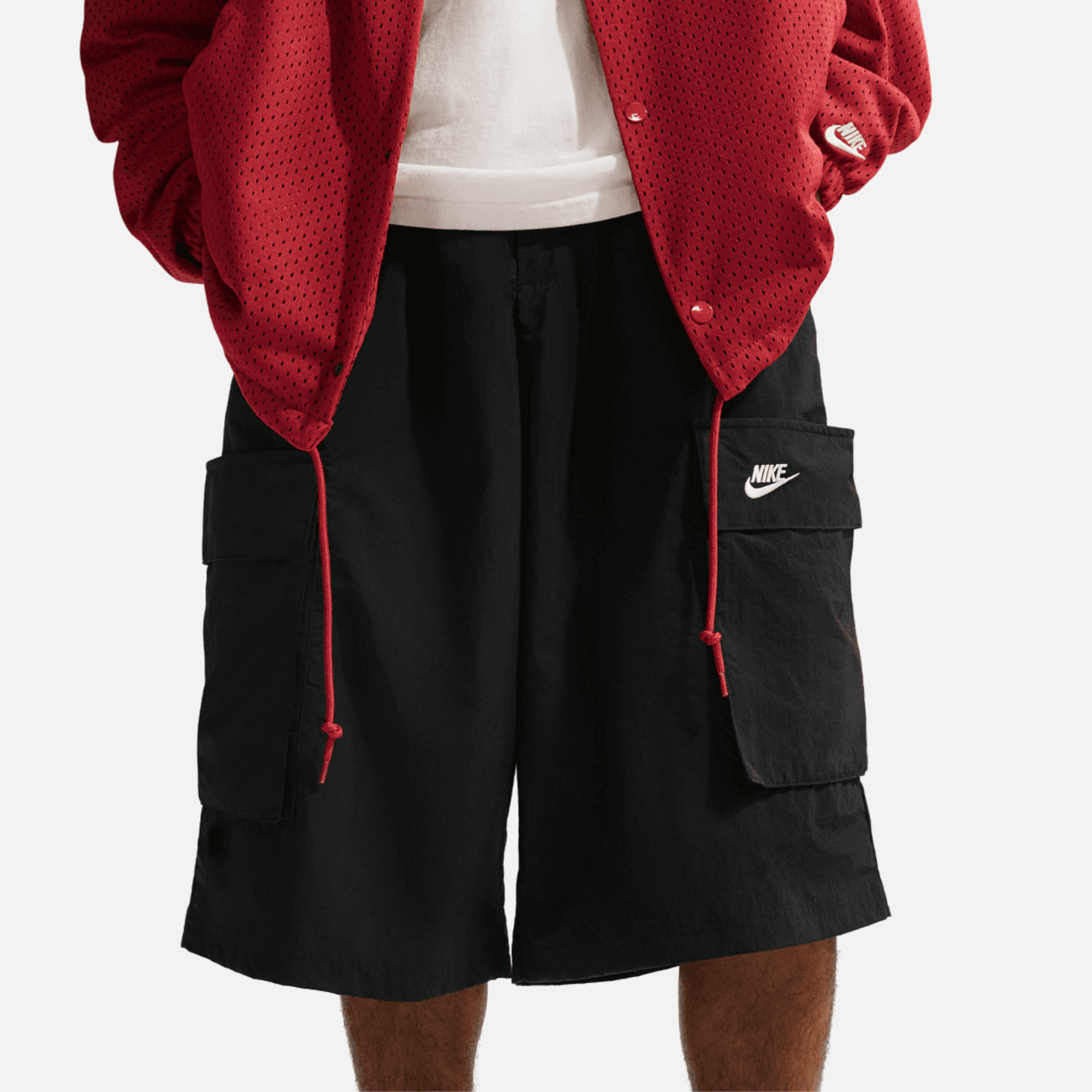 Nike Sportswear Club Oversized Black Cargo Shorts