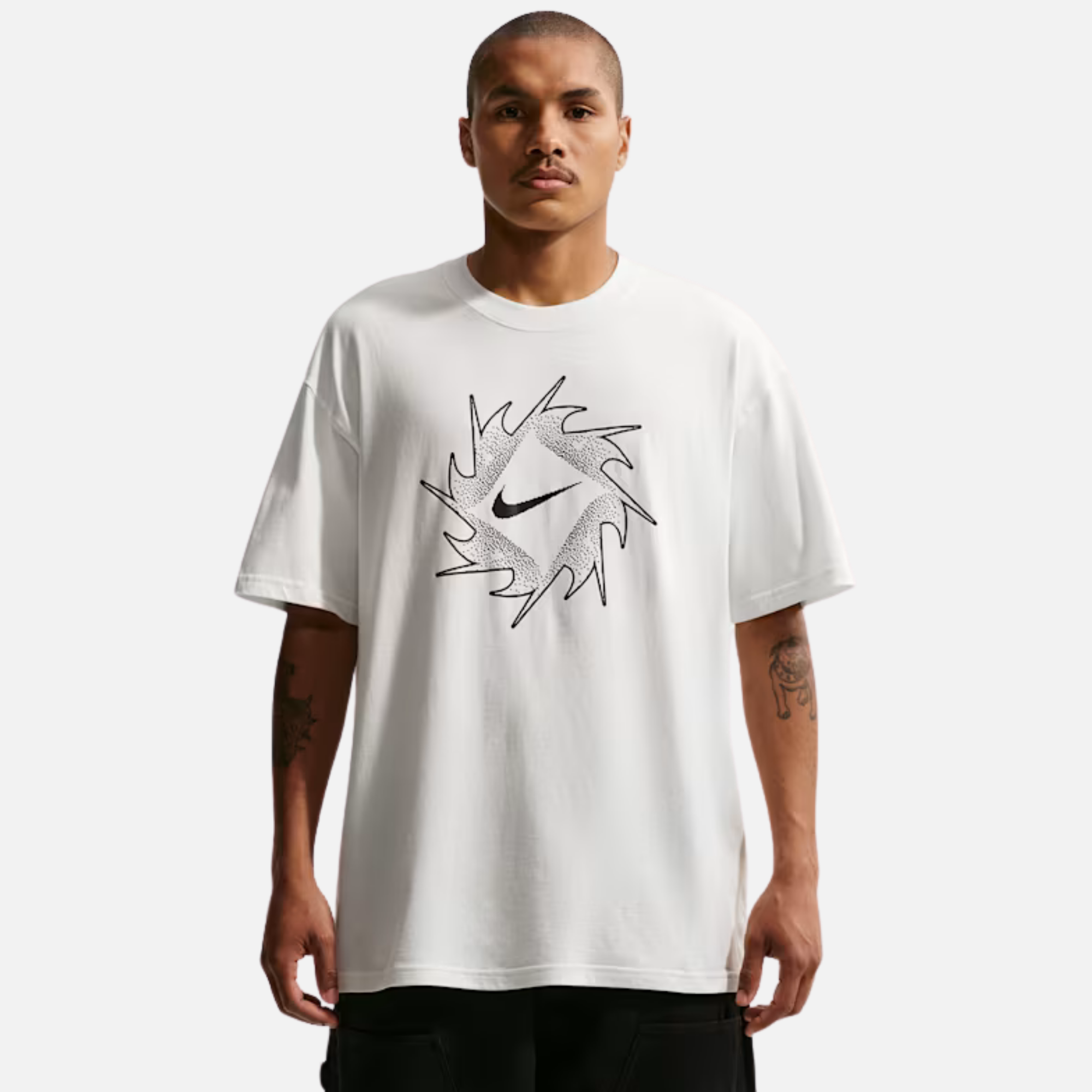 Nike Swoosh Graphic White T-Shirt