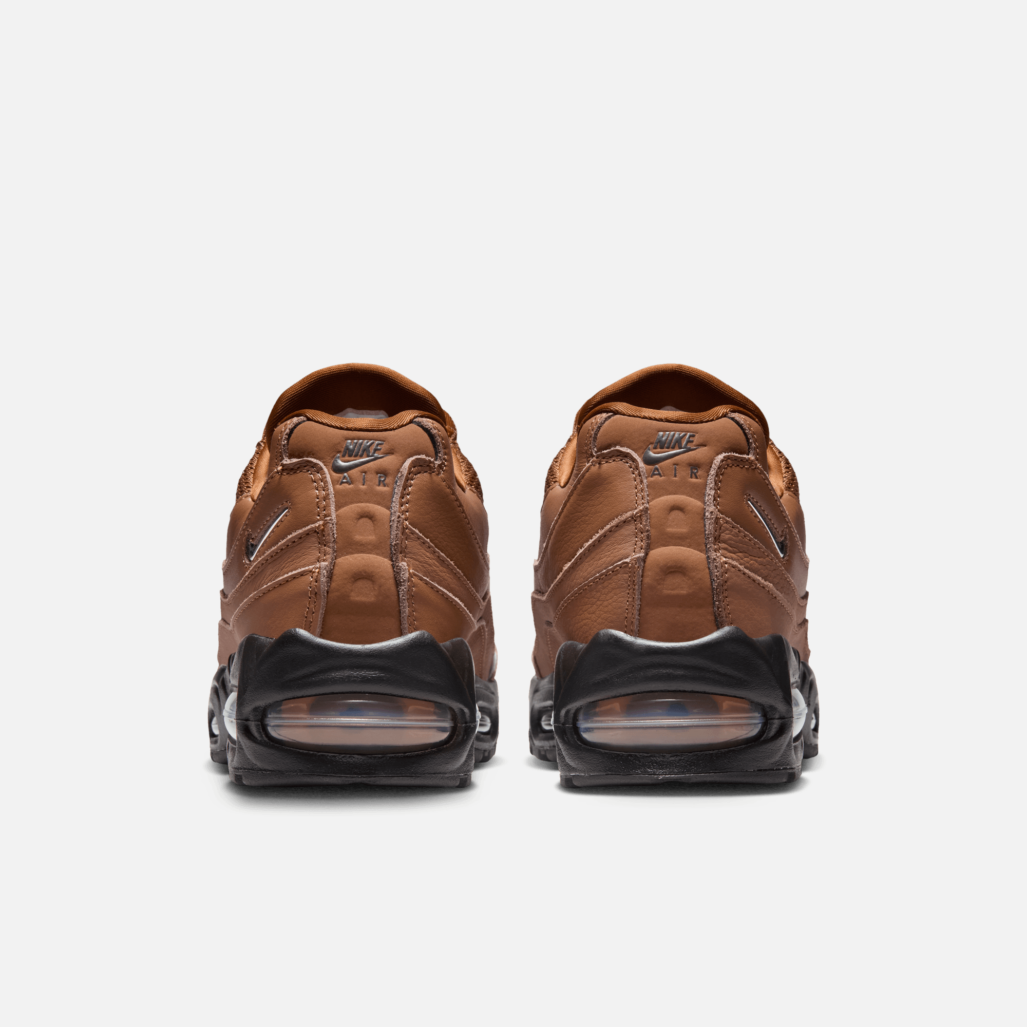 Nike Women's Air Max 95 Big Bubble Light British Tan Jewel Swoosh Pack