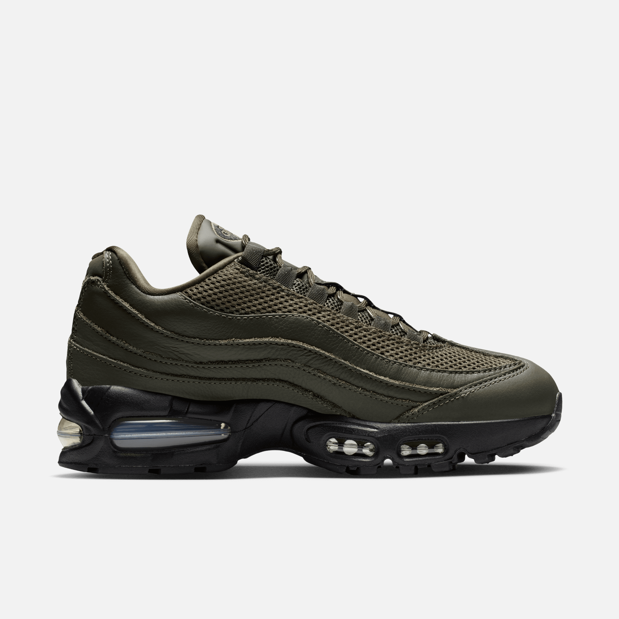 Nike Women's Air Max 95 Big Bubble Cargo Khaki Jewel Swoosh Pack