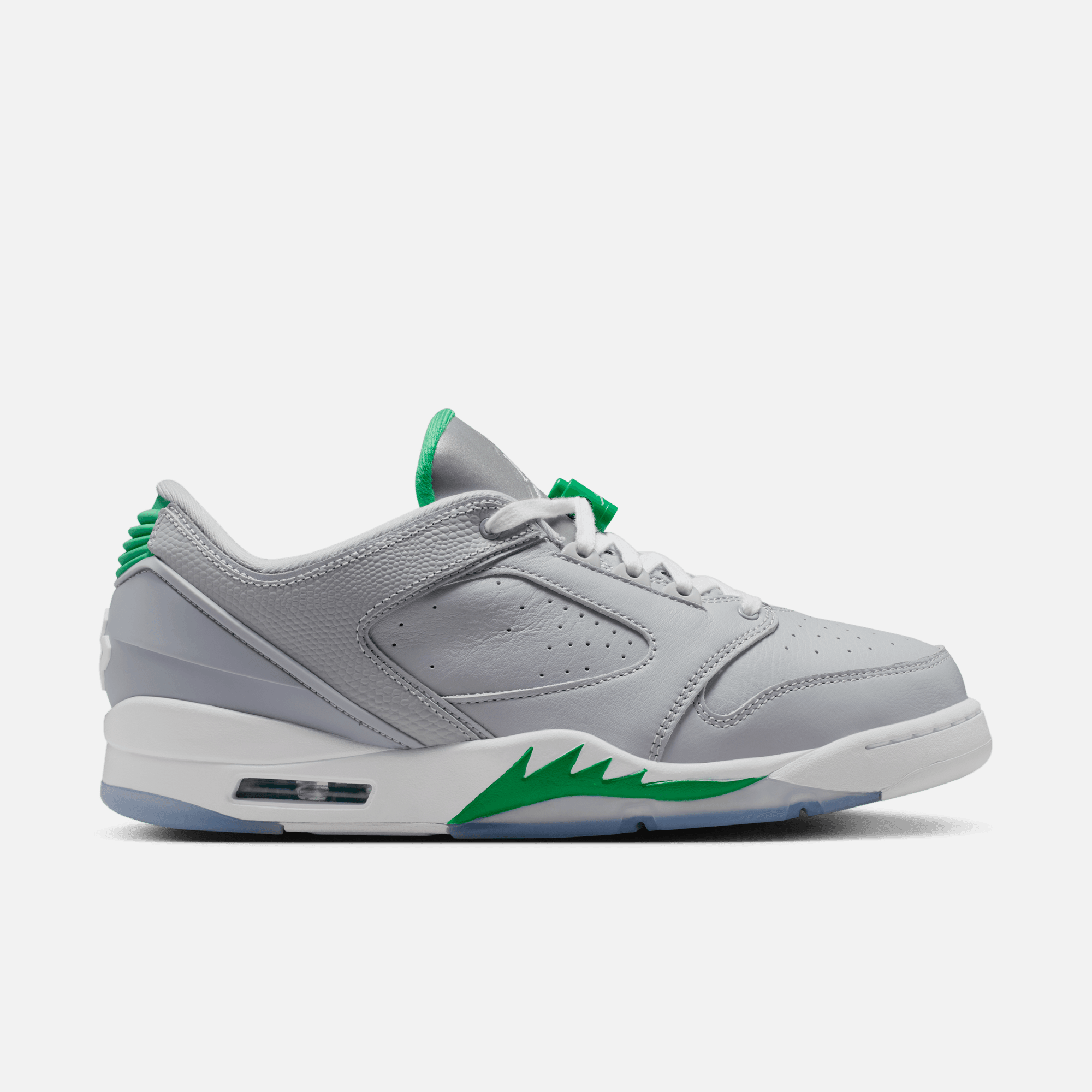 Air Jordan Sixty Plus Low Wolf Grey Lucky Green