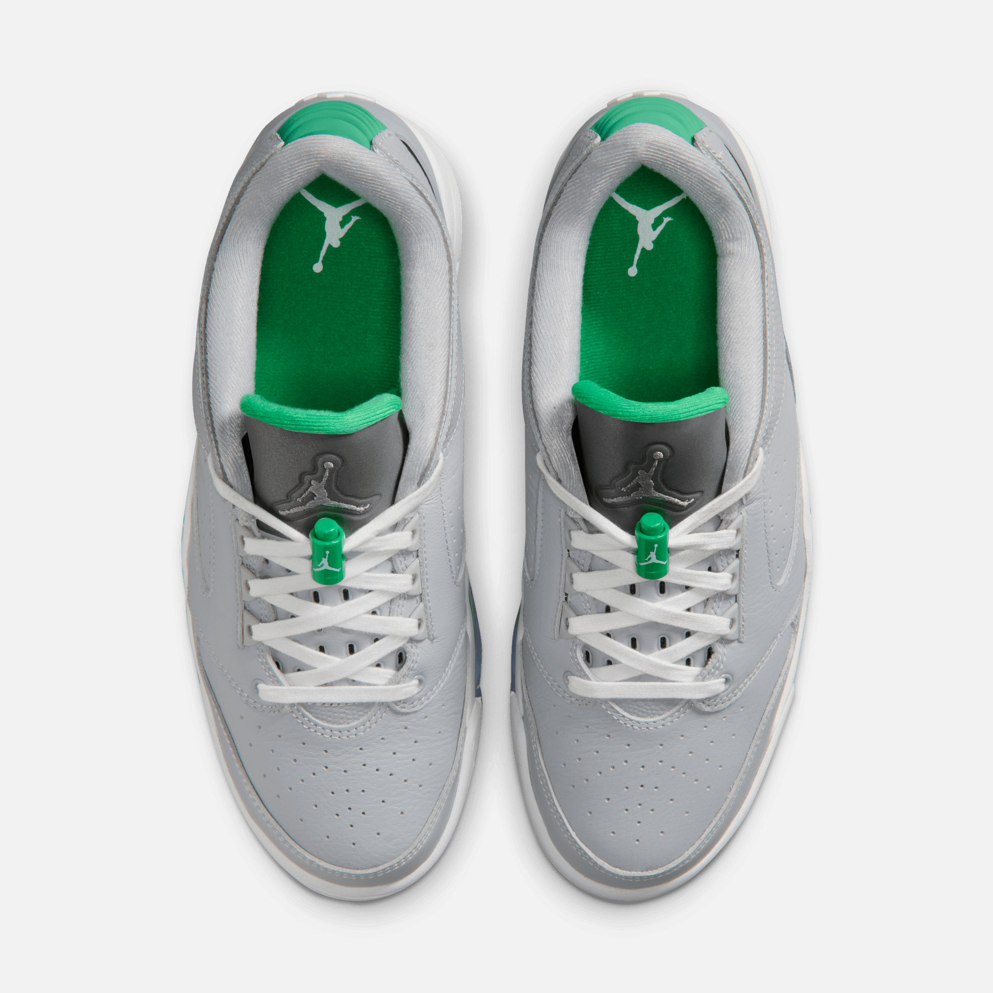 Air Jordan Sixty Plus Low Wolf Grey Lucky Green