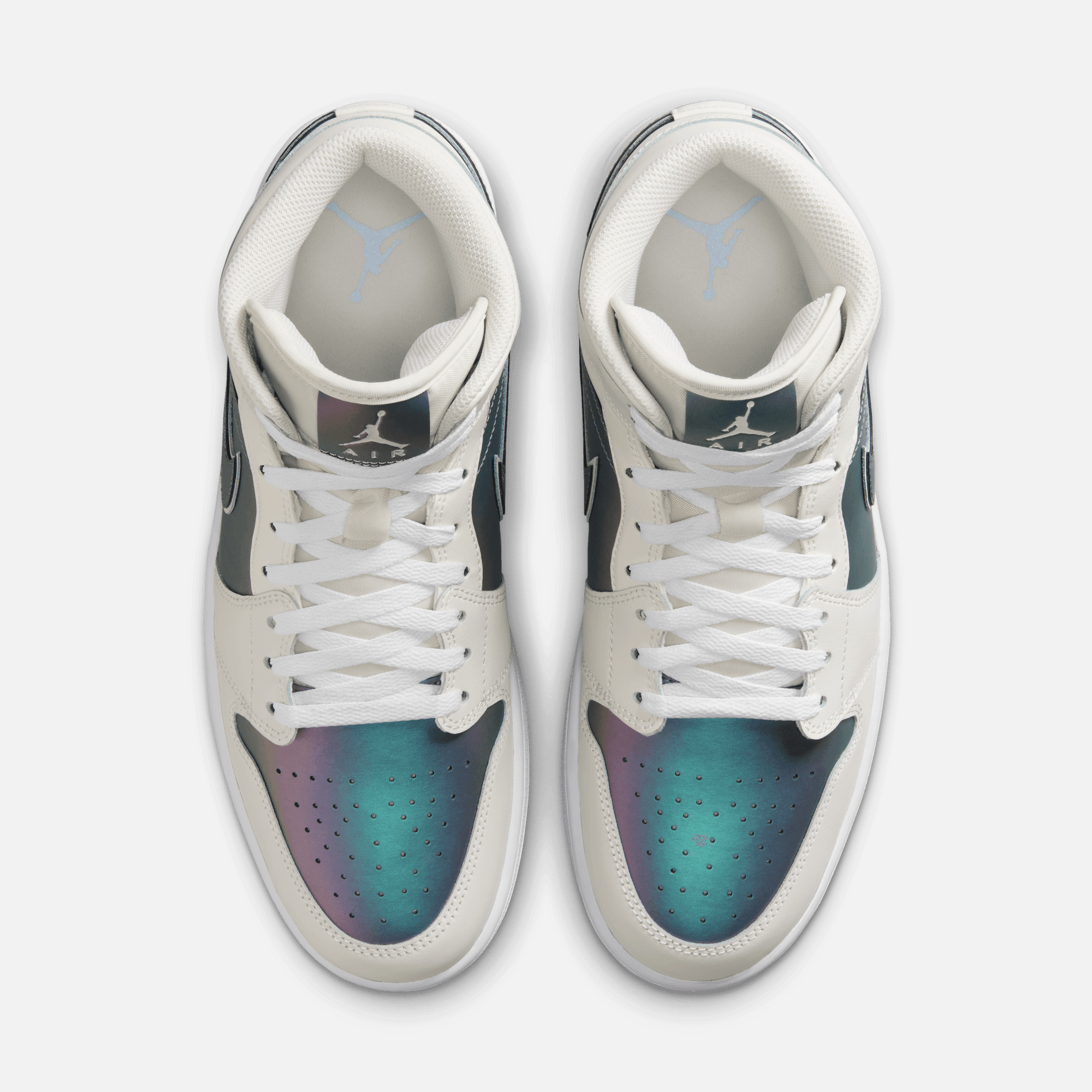 Air Jordan 1 Mid Phantom Iridescent