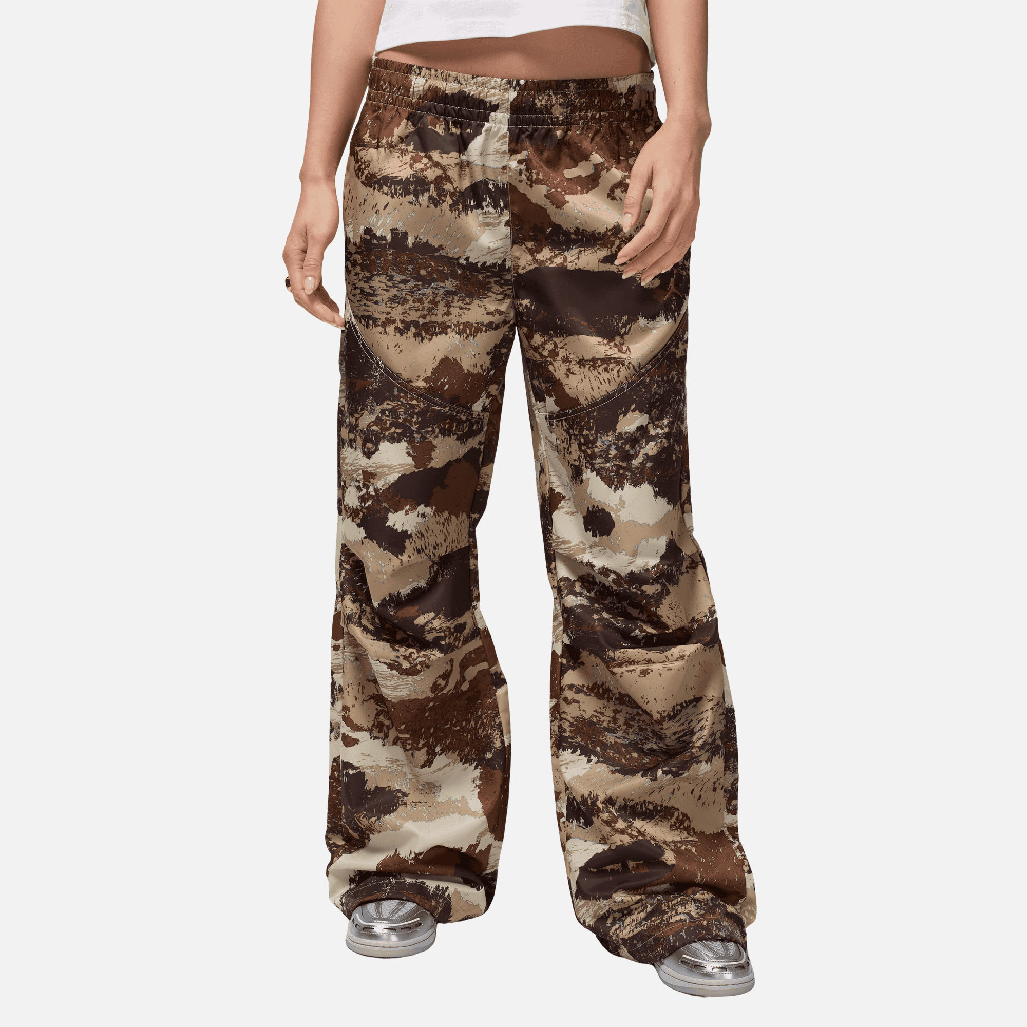 Air Jordan Women's Brooklyn Khaki Camo Pants