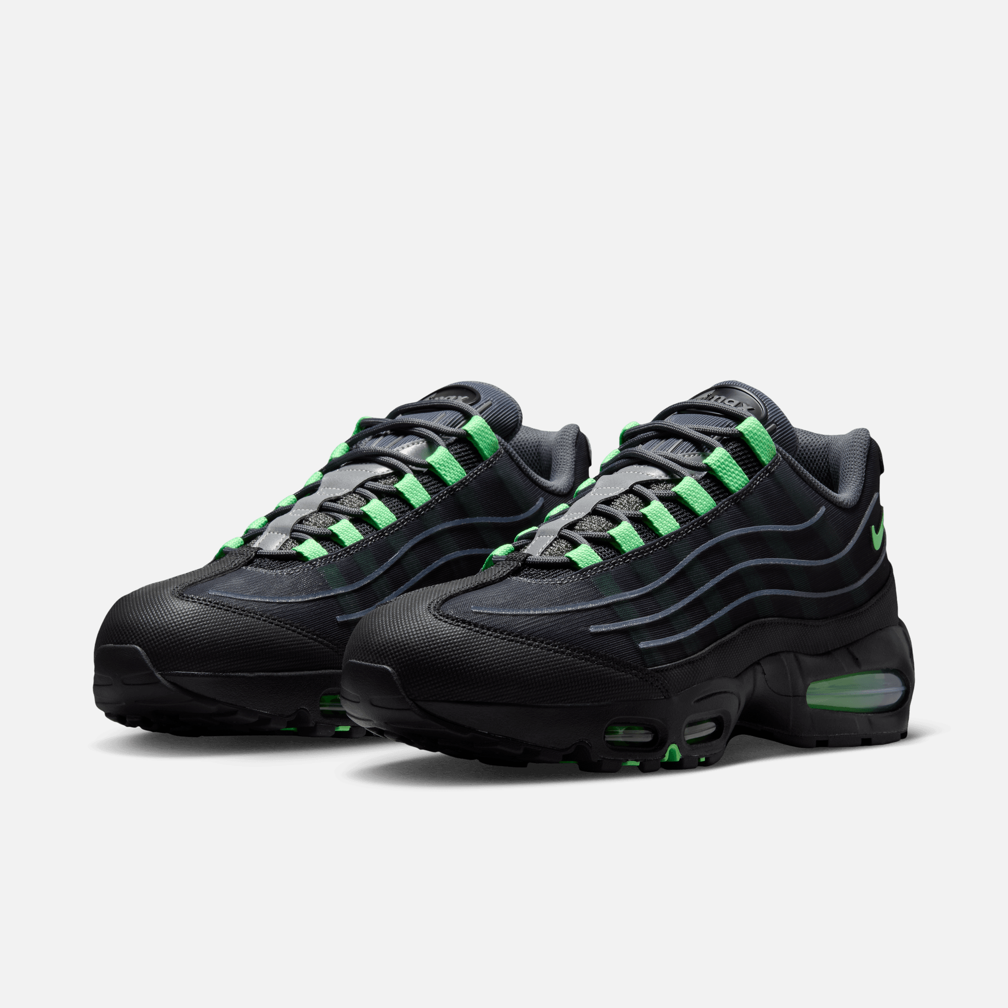 Nike Air Max 95 Big Bubble Black Illusion Green