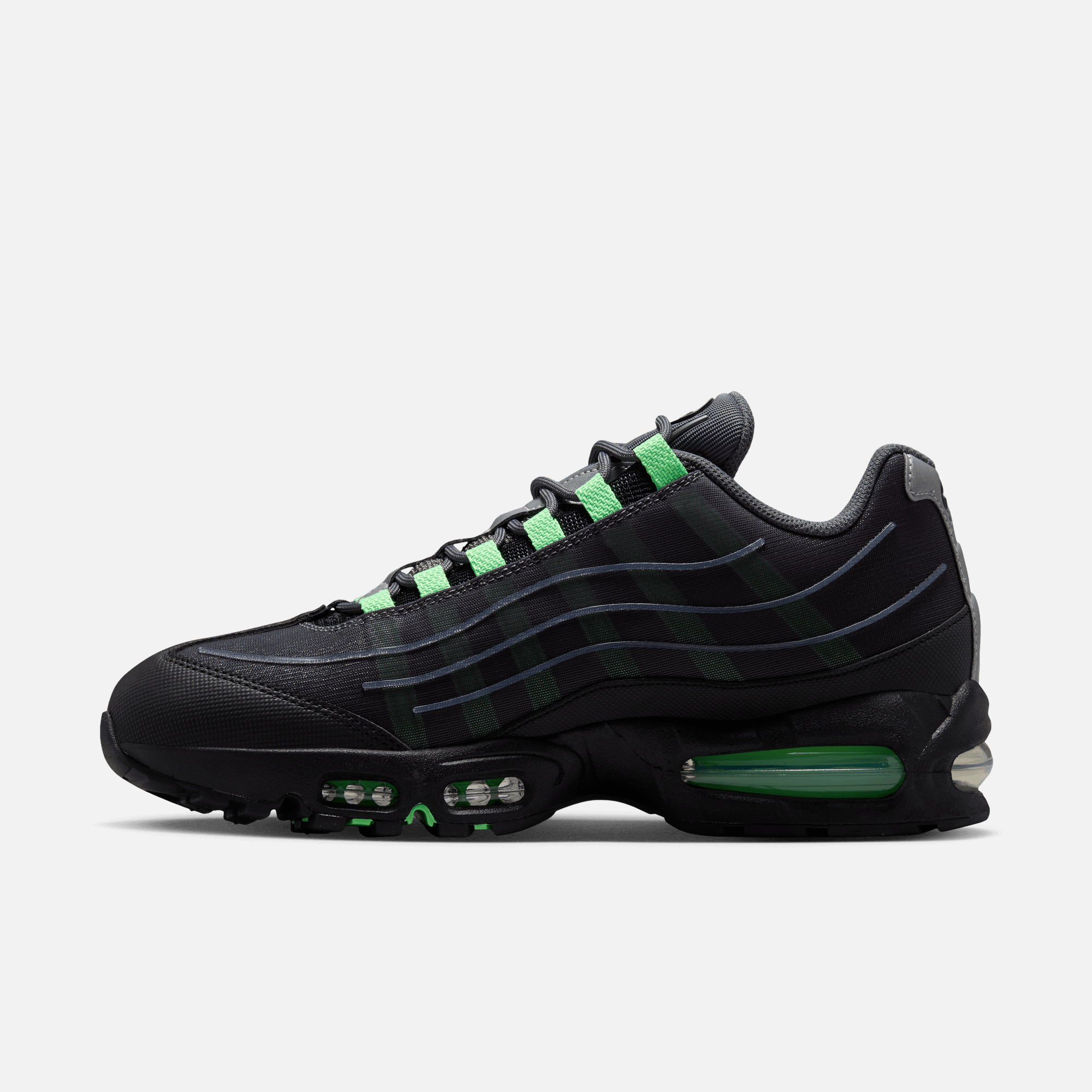 Nike Air Max 95 Big Bubble Black Illusion Green