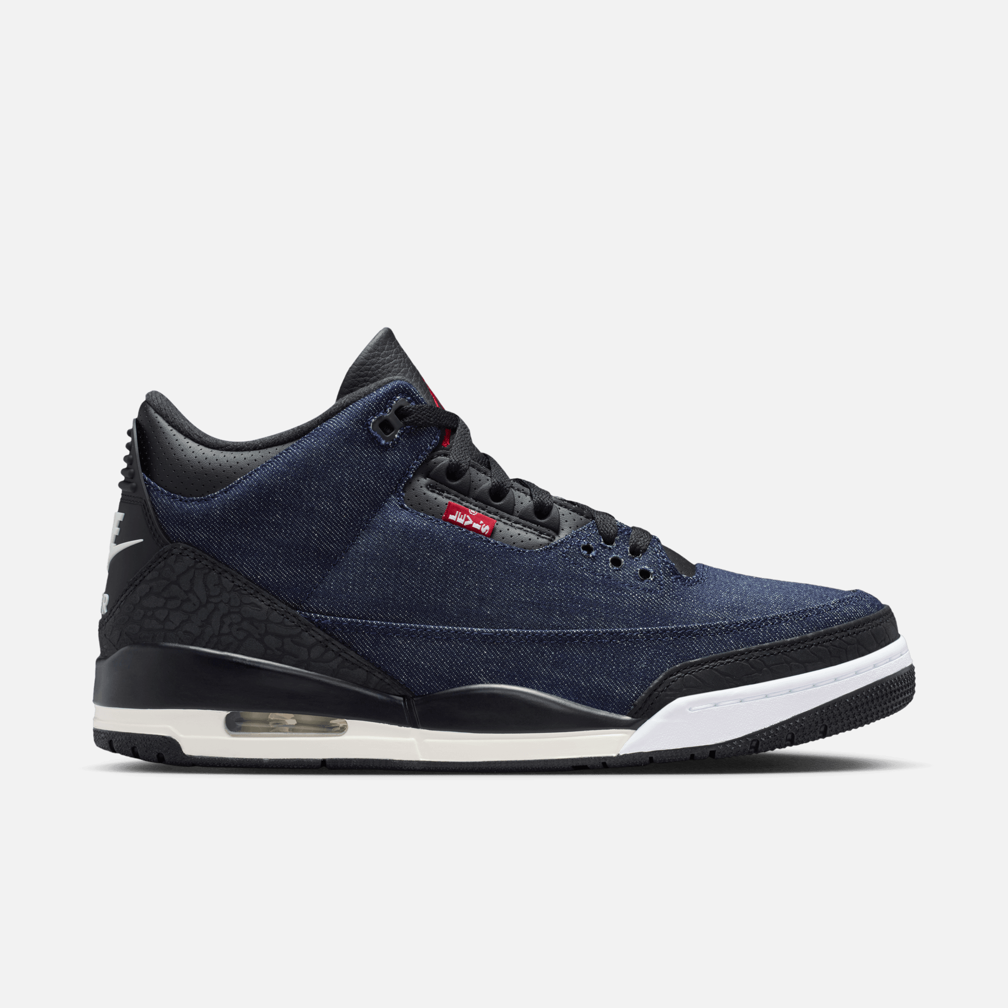 Air Jordan 3 Retro x Levi's Indigo Denim – Puffer Reds