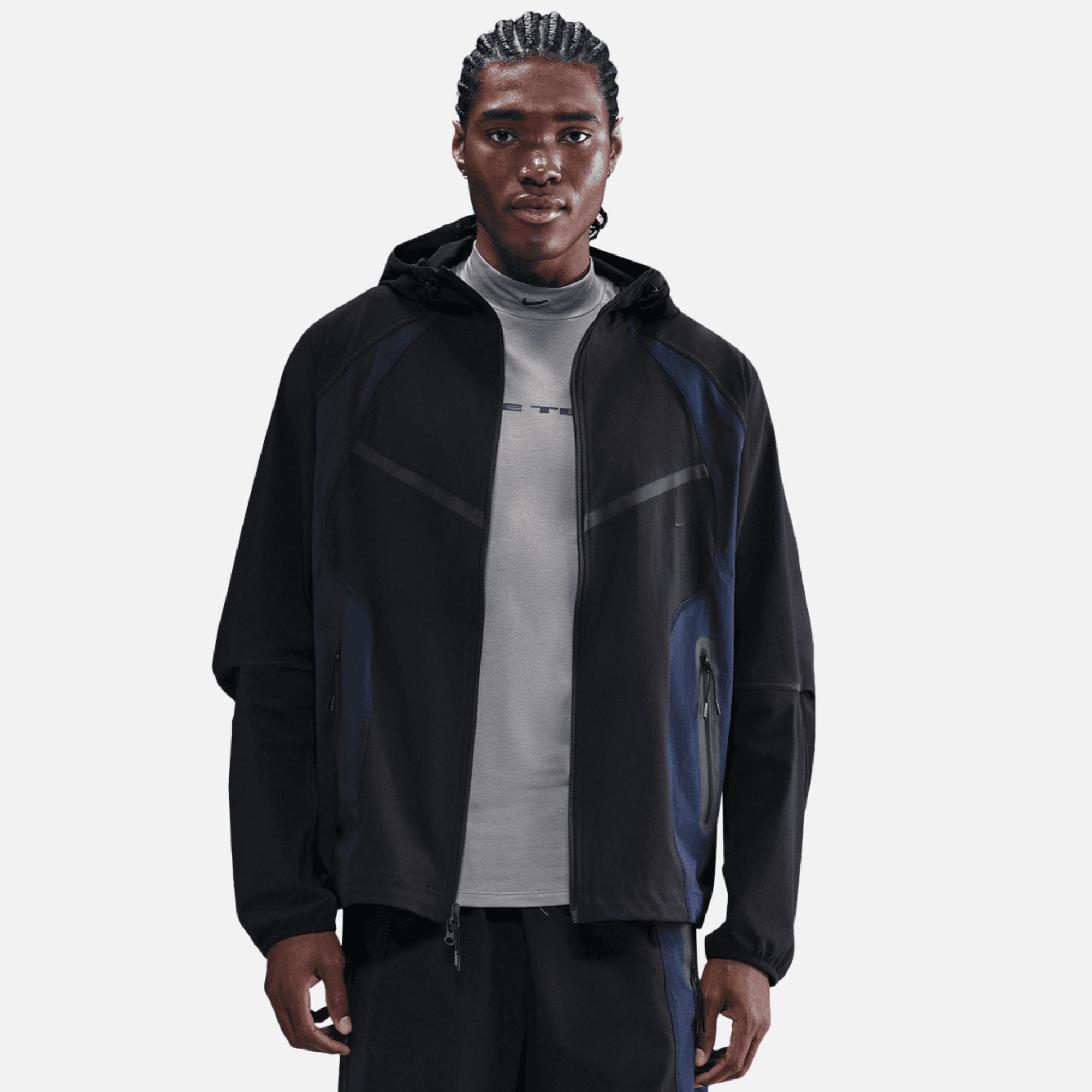 Nike Dri-Fit Windrunner Loose Color-Black Black Jacket