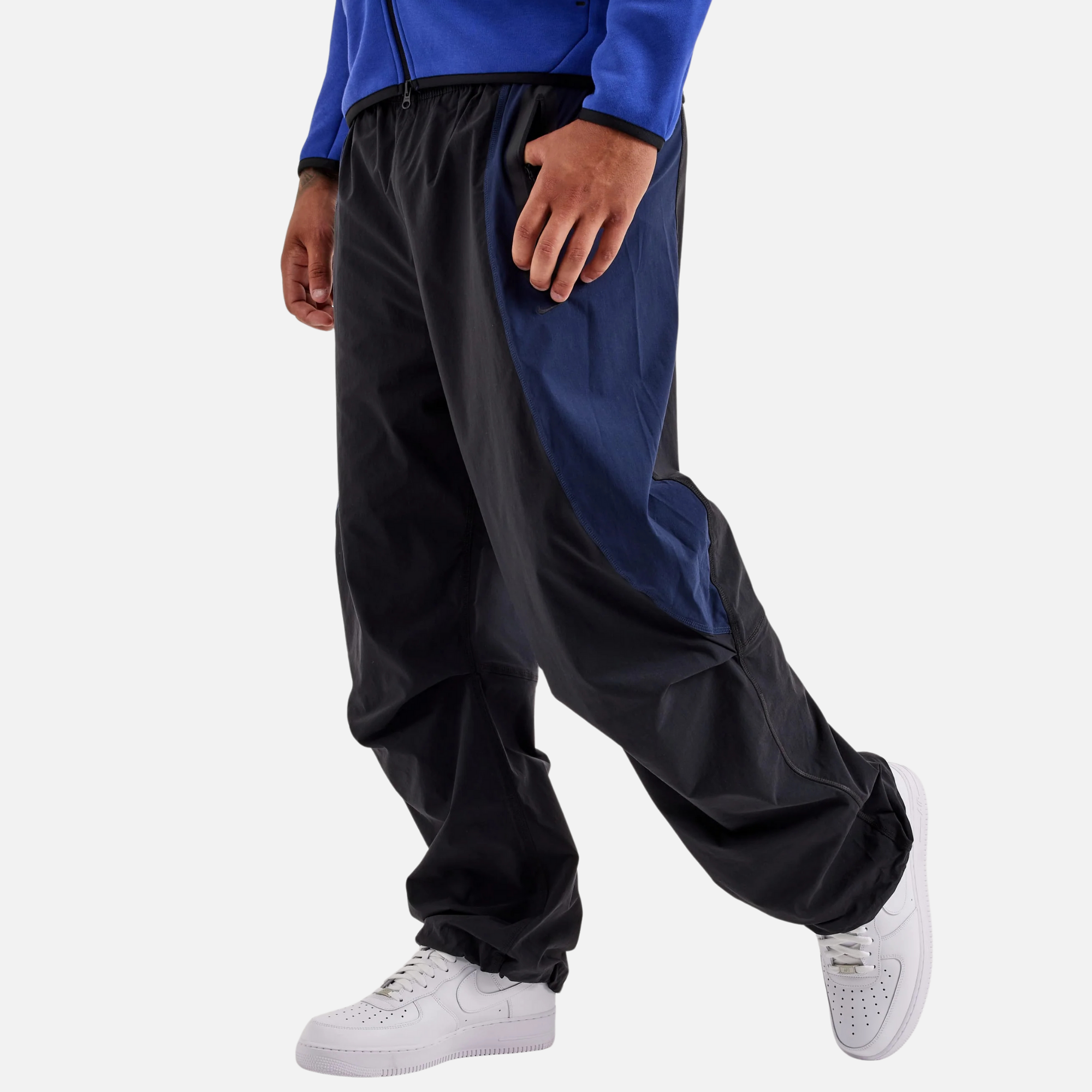 Nike Dri-Fit Color-Block Oversized Black Pants