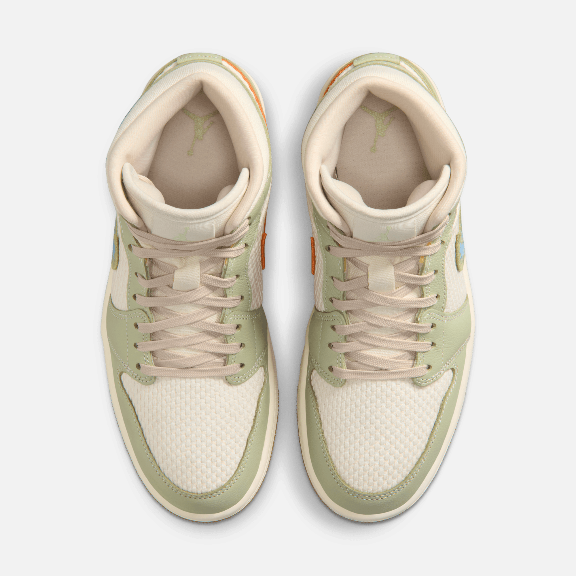 Air Jordan Women's 1 Mid SE Olive Aura