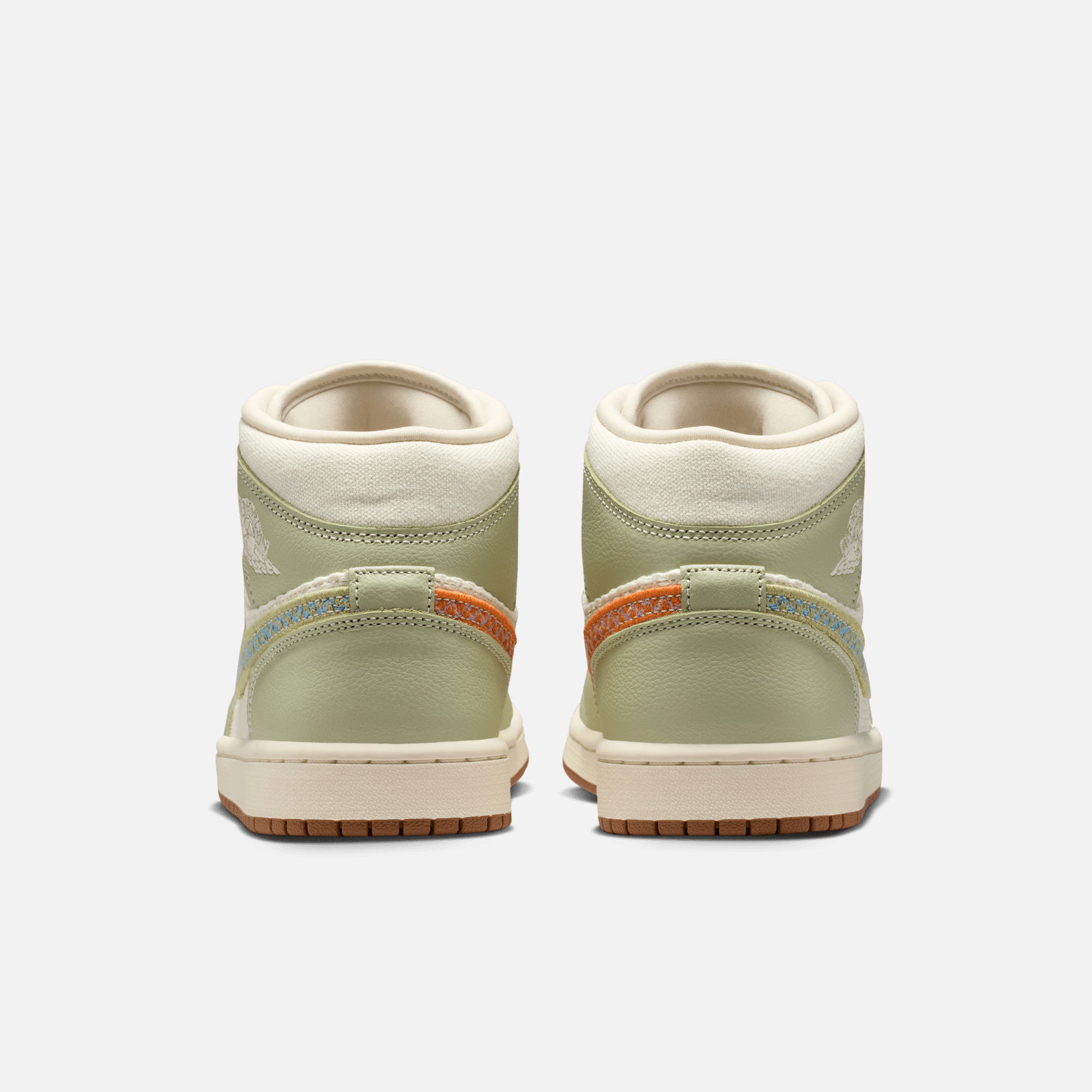 Air Jordan Women's 1 Mid SE Olive Aura