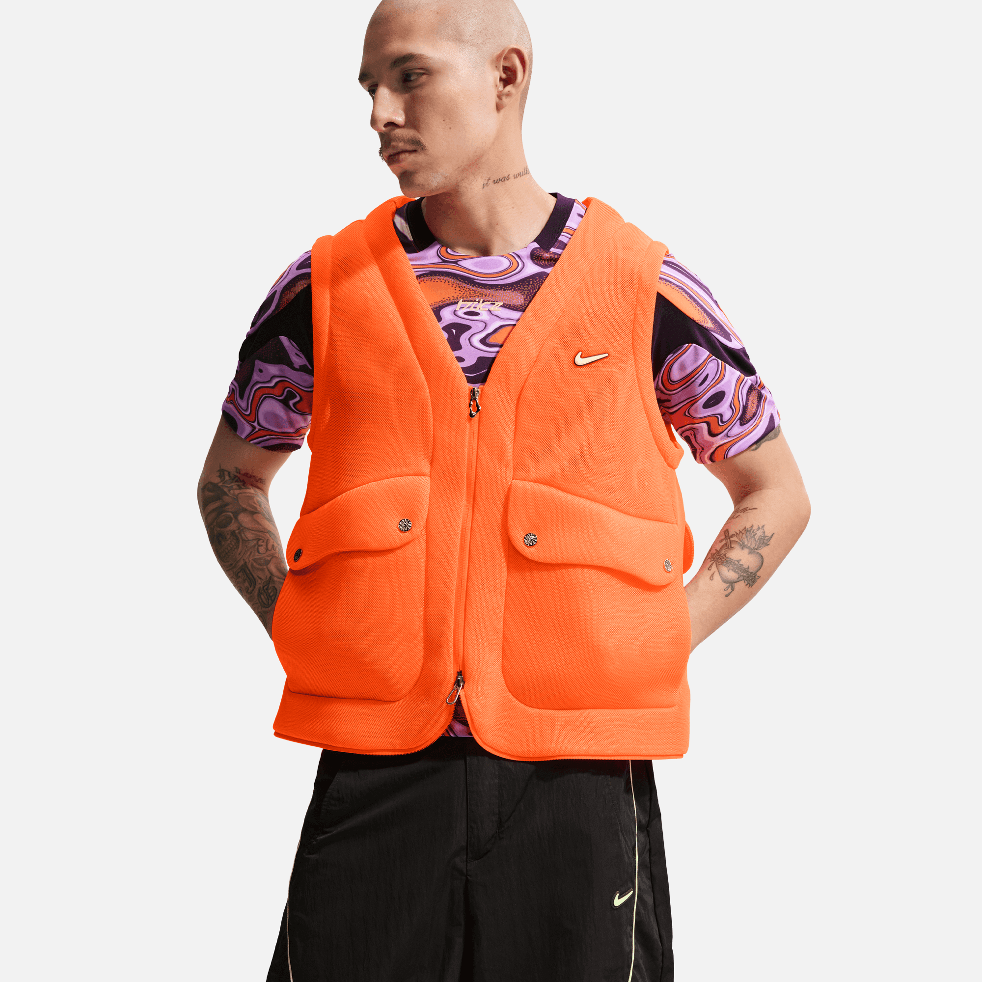 Nike Project F.R.O.G Bubble Pod Orange Vest