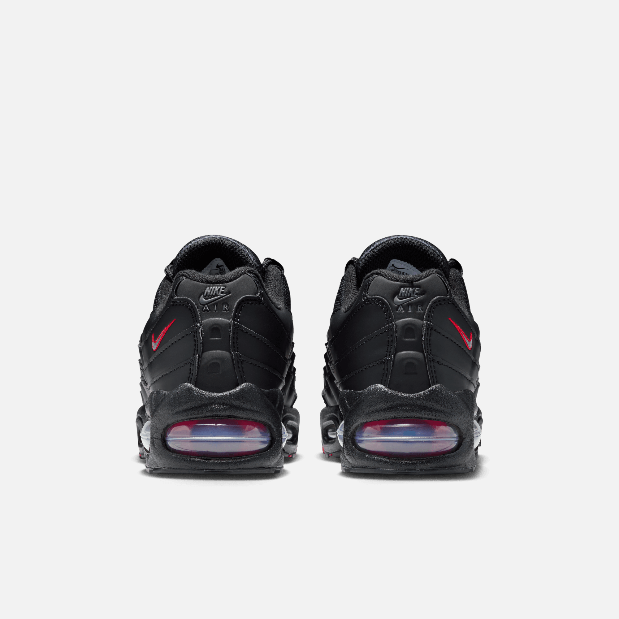 Nike Big Kids' Air Max 95 Racing Pack Black University Red (GS)