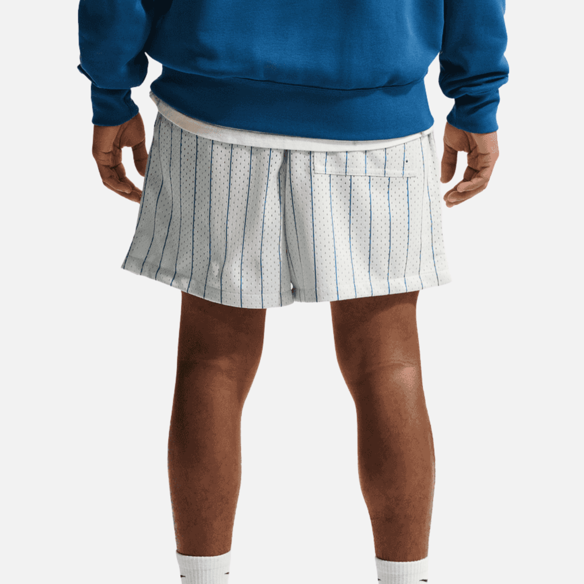 Nike Sportswear Club White Baseball Flow Shorts