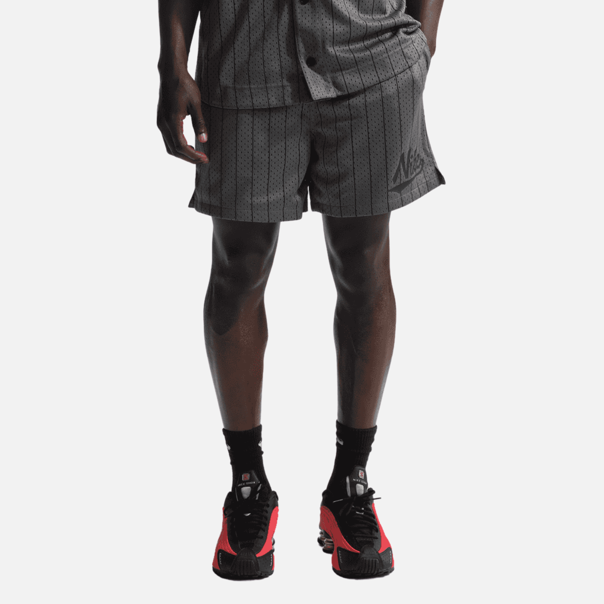 Nike Sportswear Club Iron Grey Baseball Flow Shorts