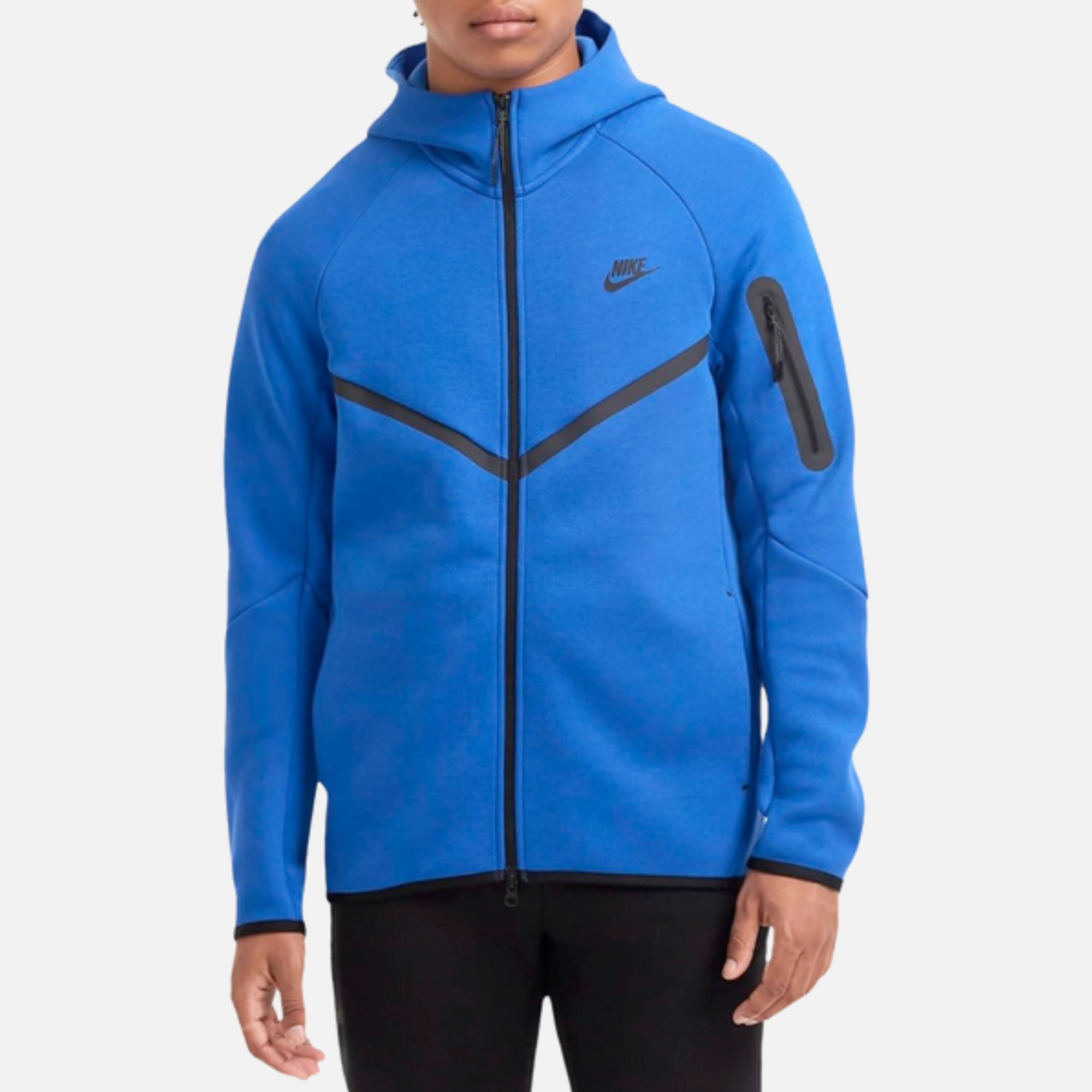 Nike Tech Full-Zip Windrunner Royal Blue Hoodie