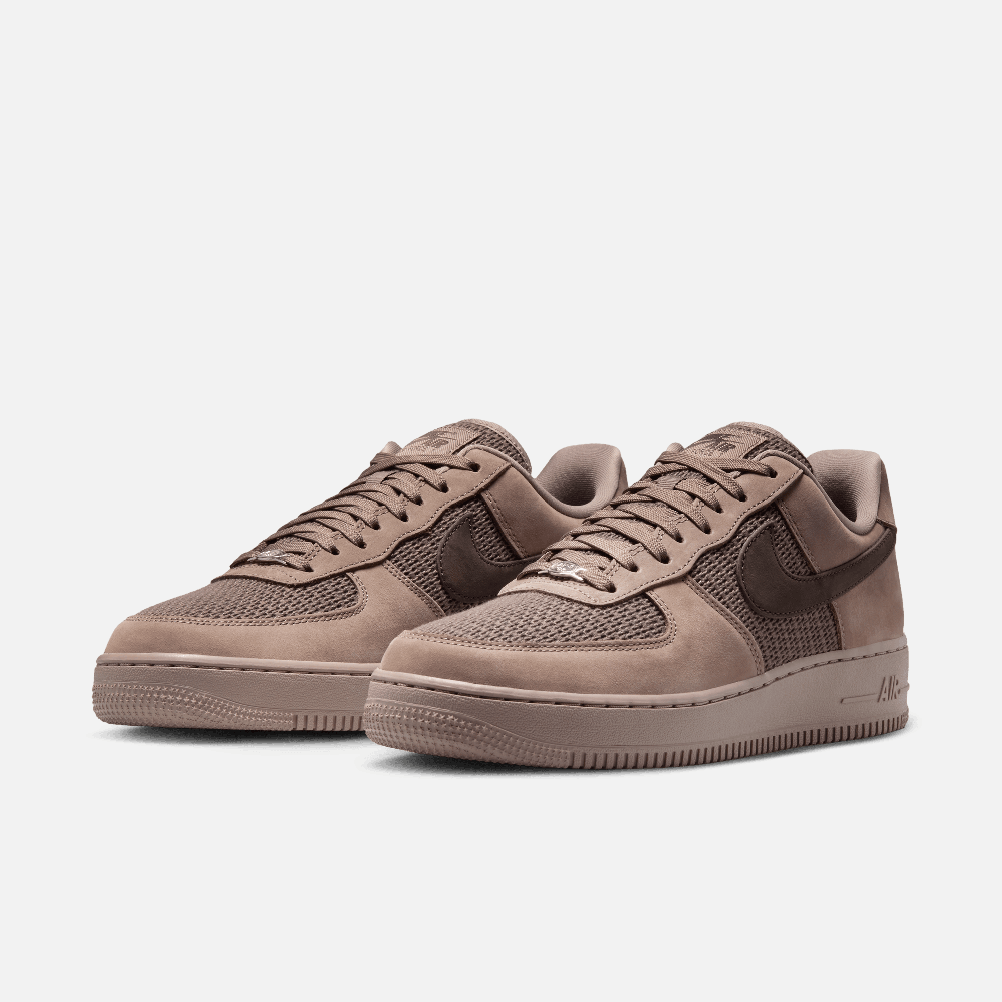 Nike Air Force 1 Low Woven Mink Brown Dark Hazel