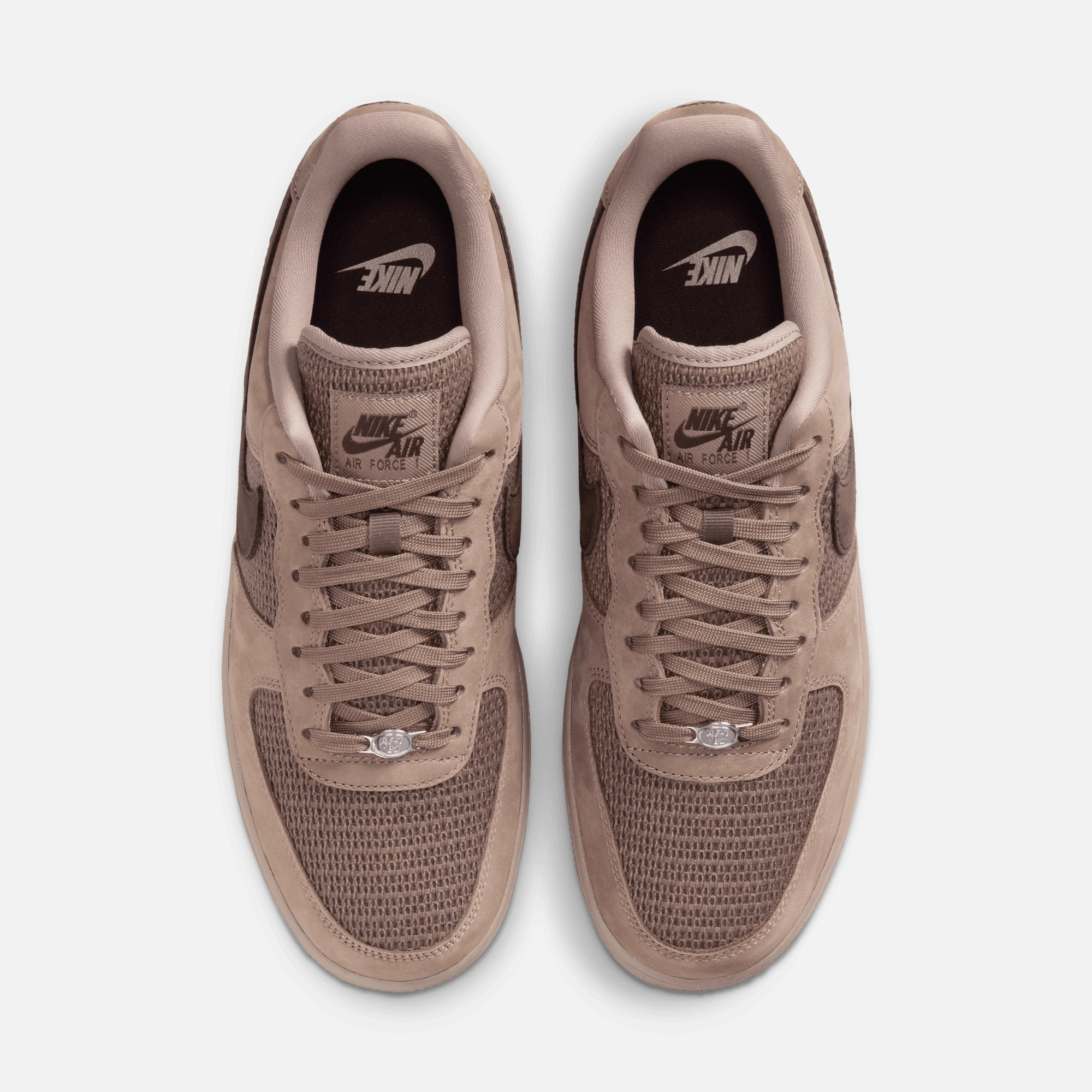 Nike Air Force 1 Low Woven Mink Brown Dark Hazel