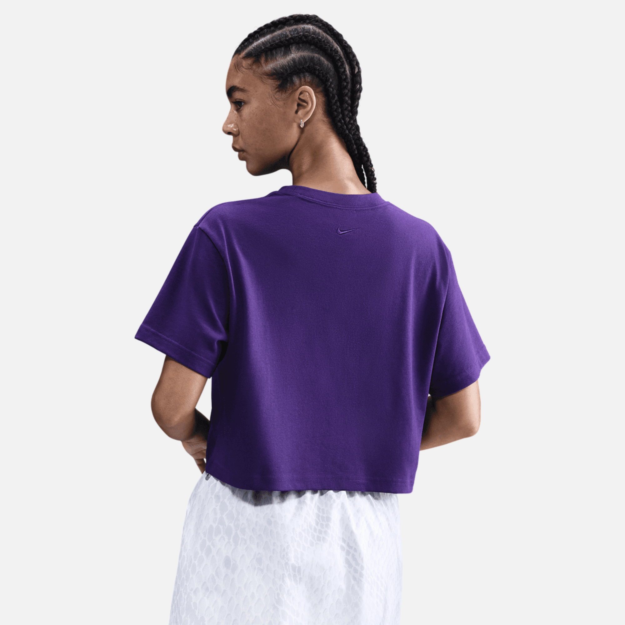 Nike Women's Kobe Dri-Fit Cropped Purple T-Shirt